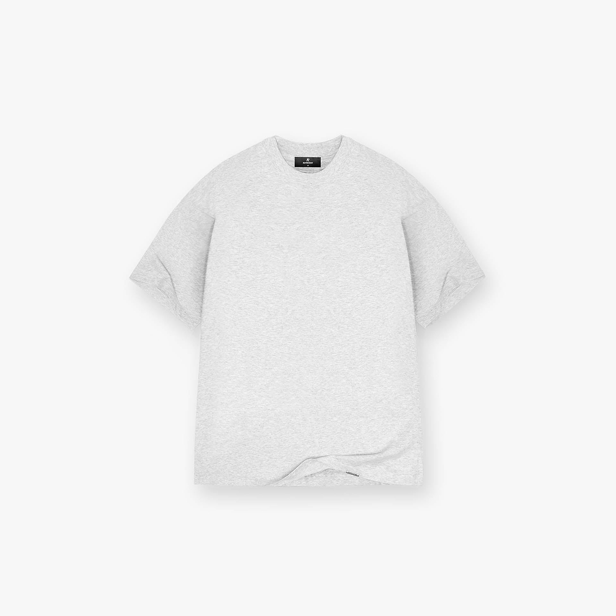 Initial Oversized T-Shirt - Ice Grey Marl