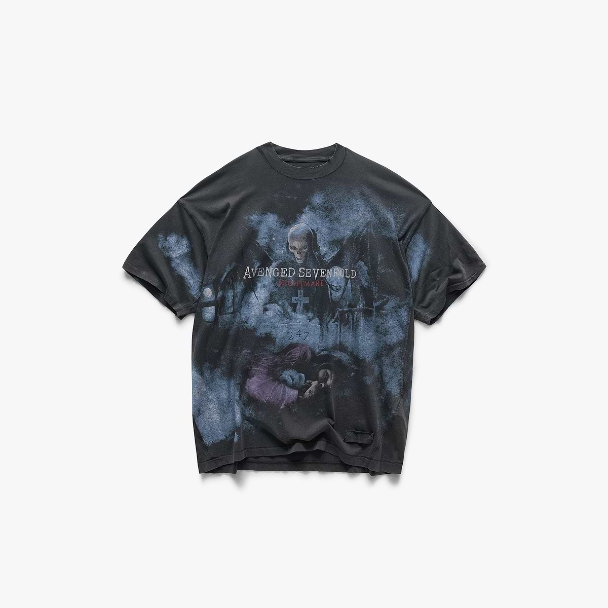 247 x Avenged Sevenfold Nightmare T-Shirt - Aged Black