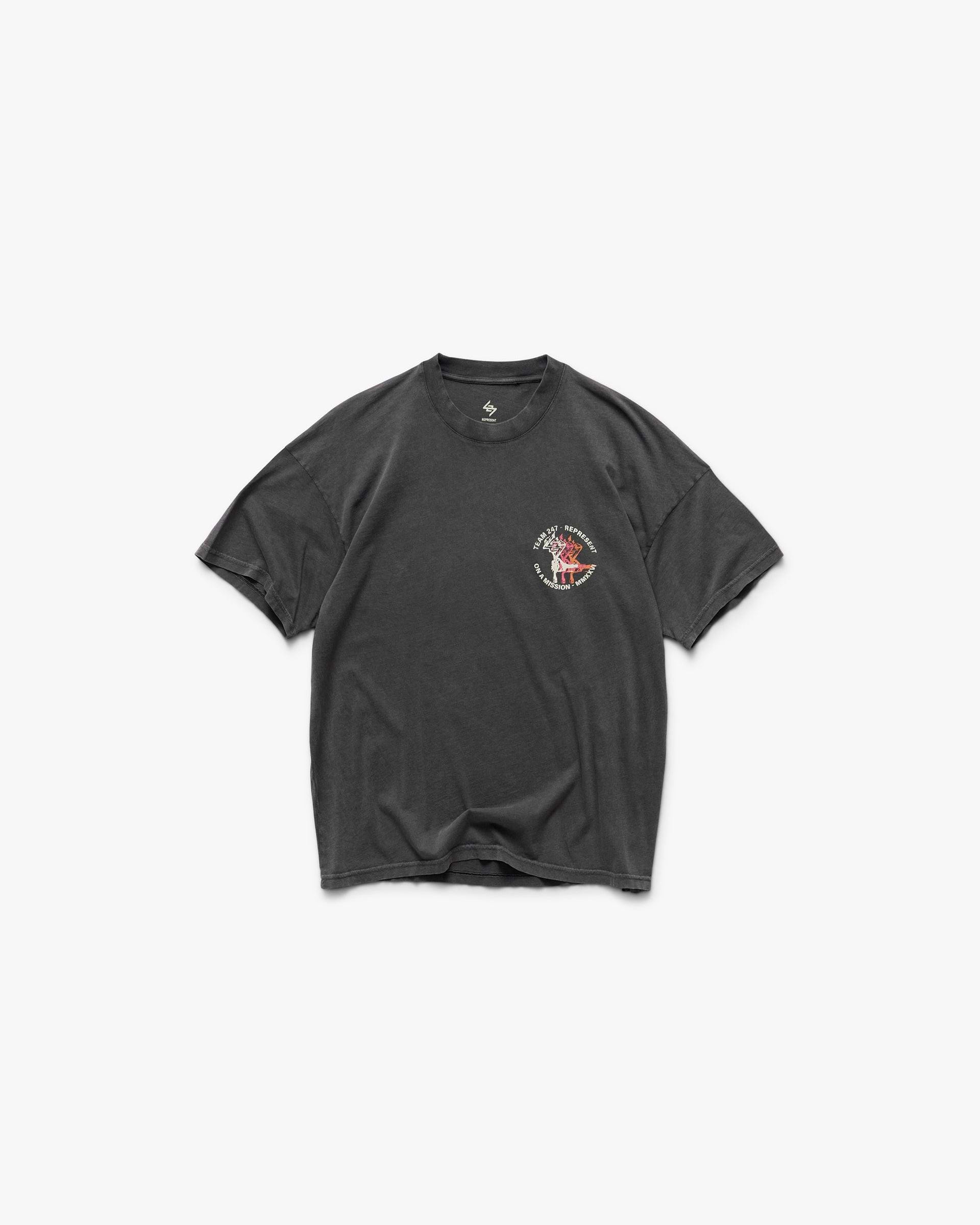 247 Torch Boxy T-Shirt - Washed Black