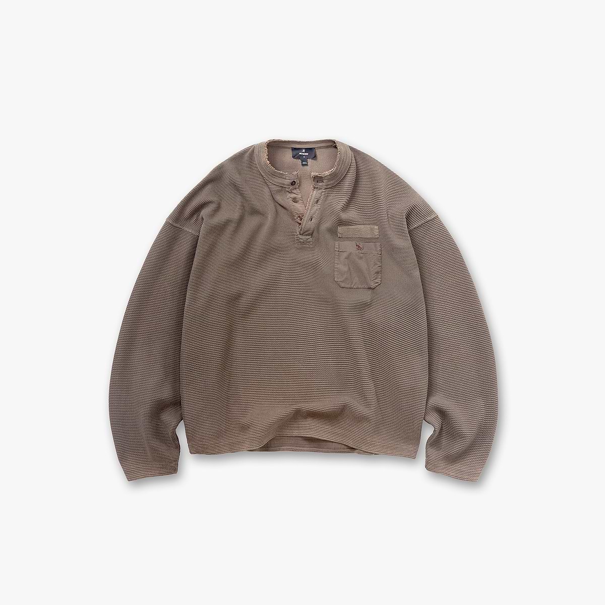 Heavyweight Henley Sweater - Vintage Falcon