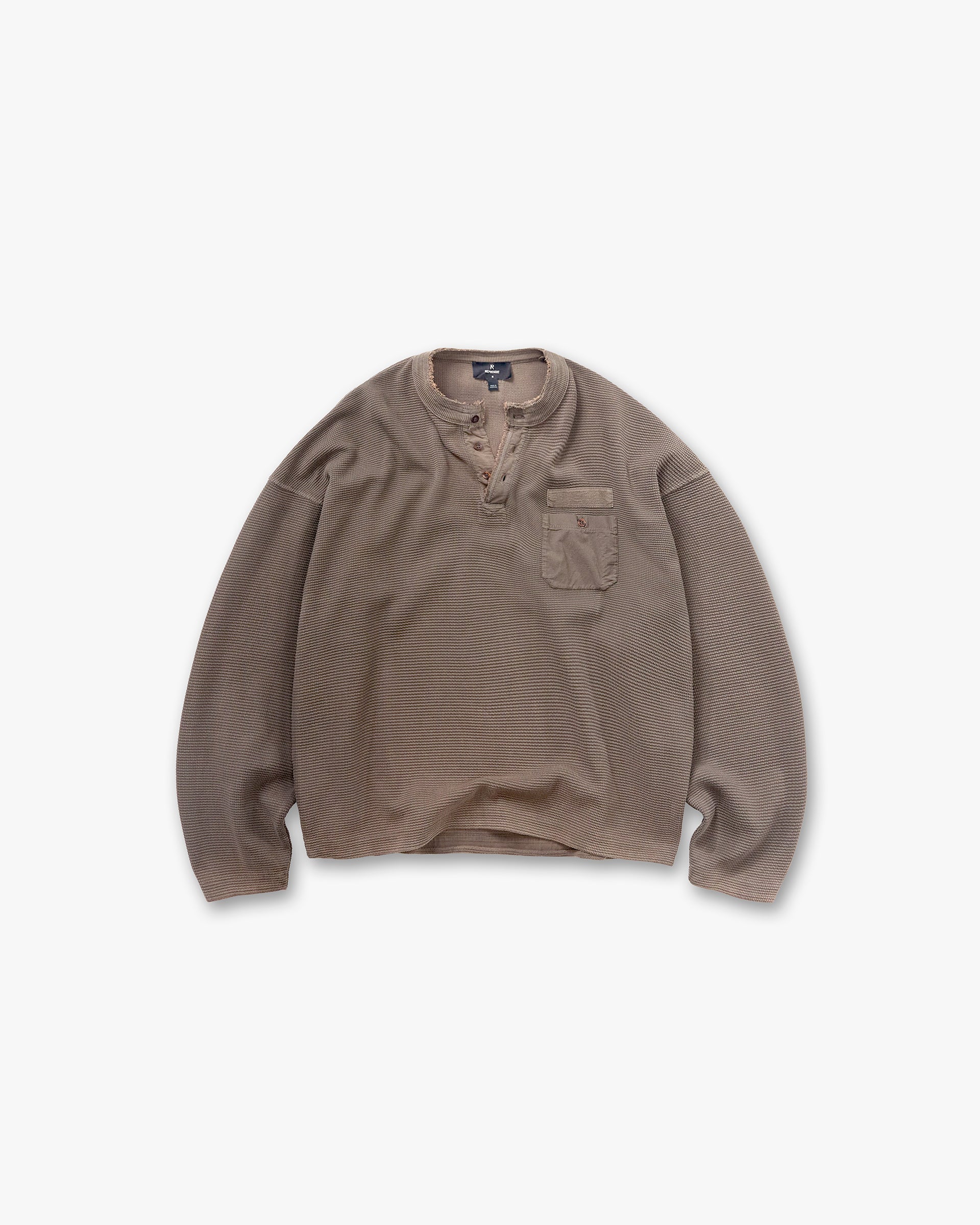 Heavyweight Henley Sweater - Vintage Falcon