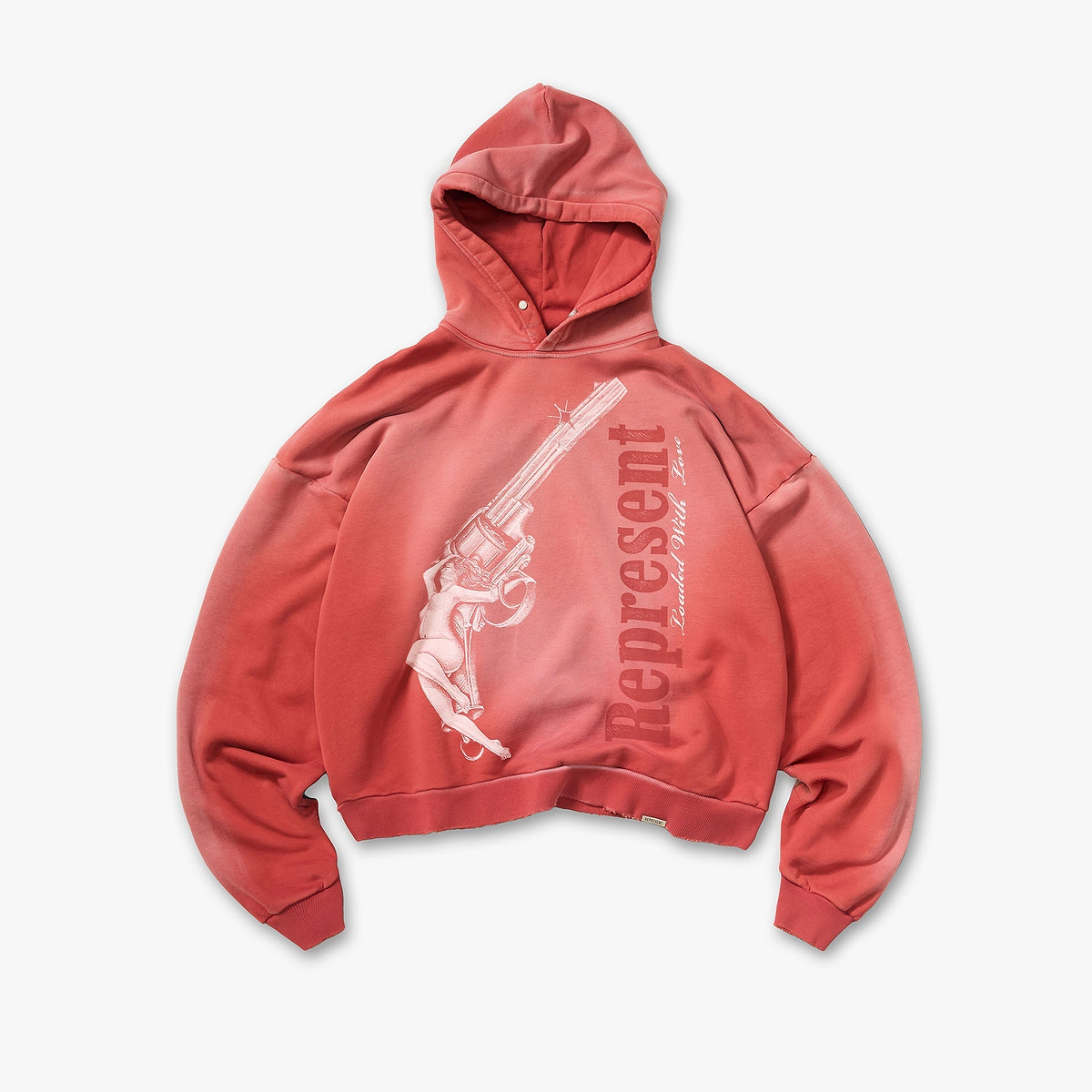 Loaded With Love Hoodie - Withered Rose