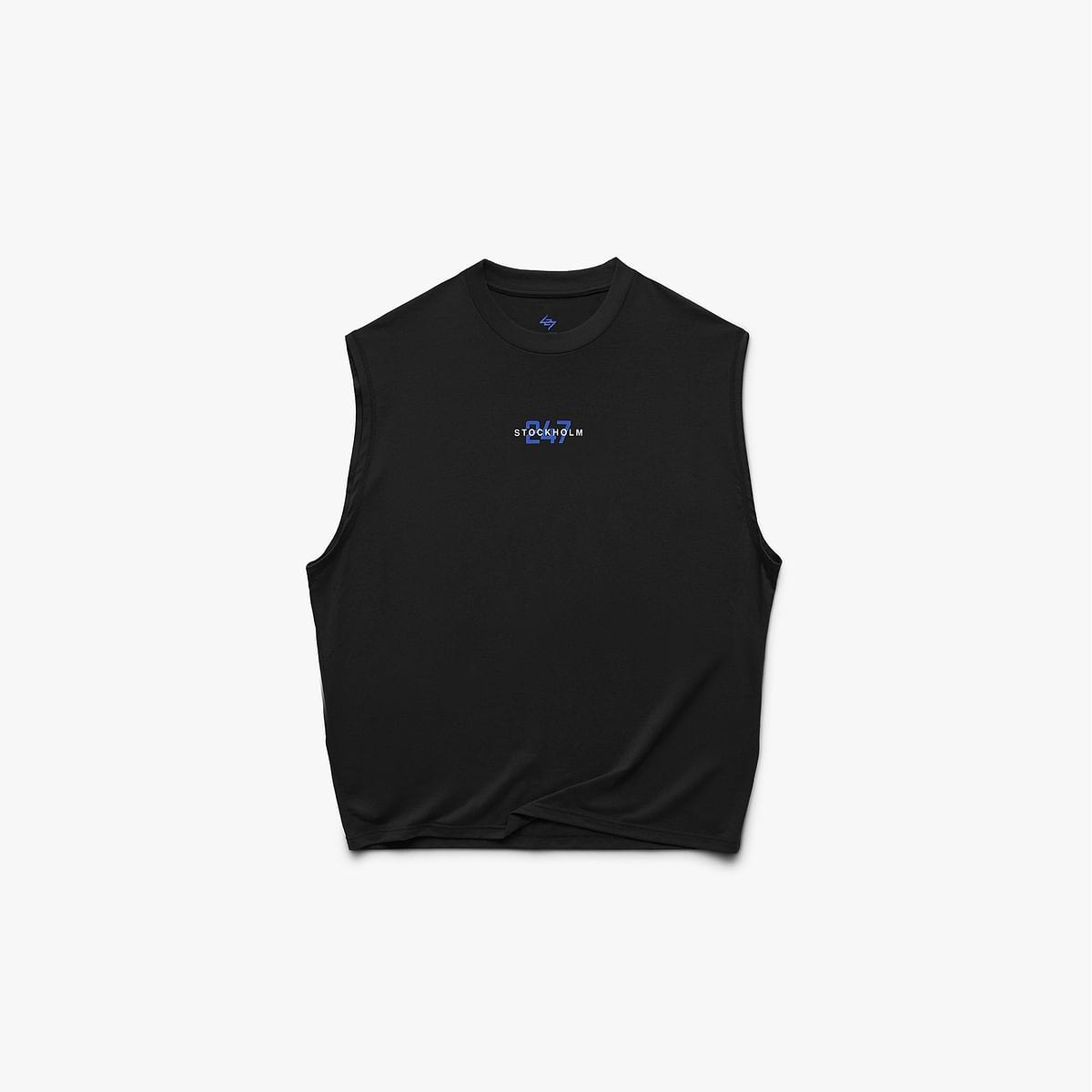 247 Stockholm Oversized Tank - Jet Black