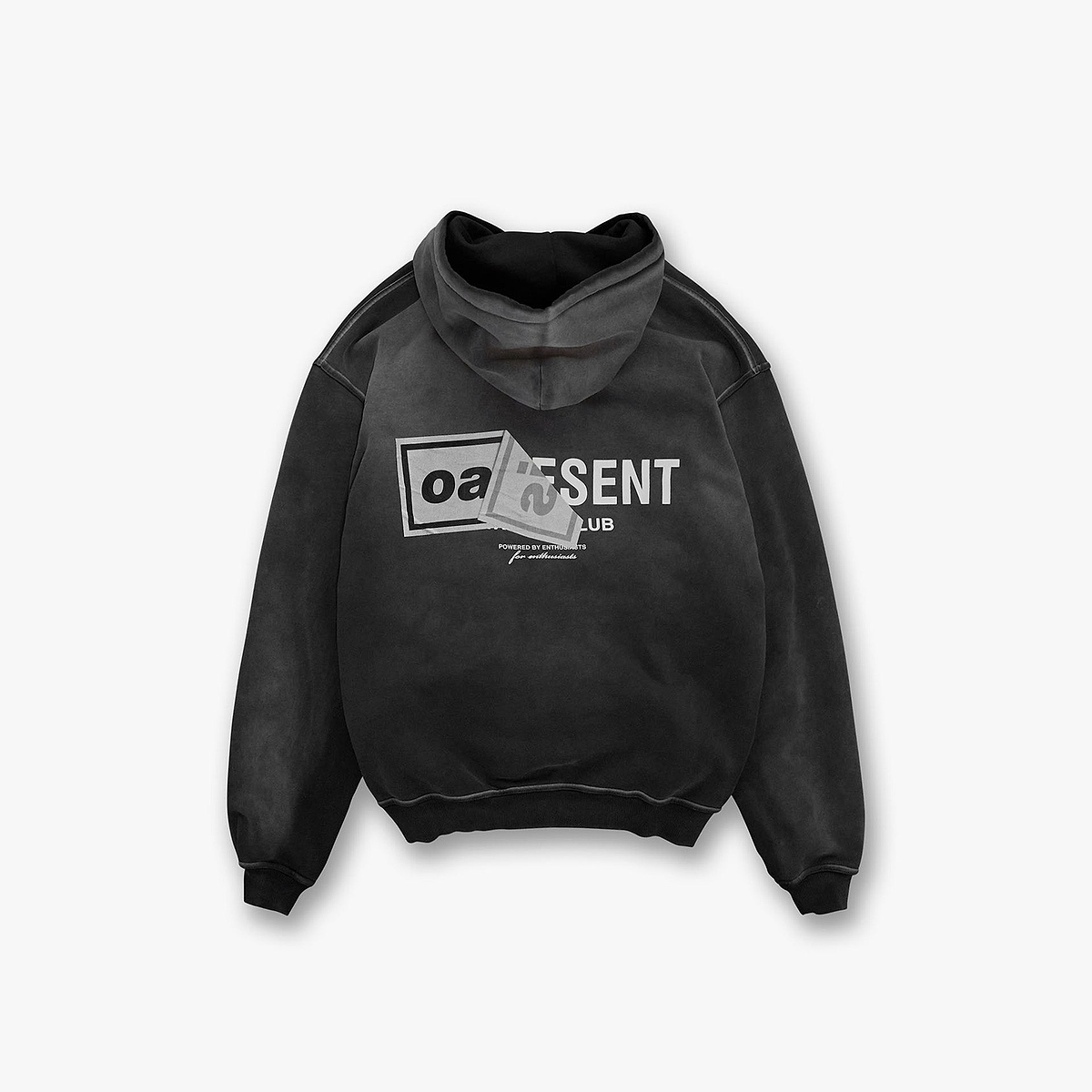 Represent X Oasis Owners Club Hoodie - Stained Black