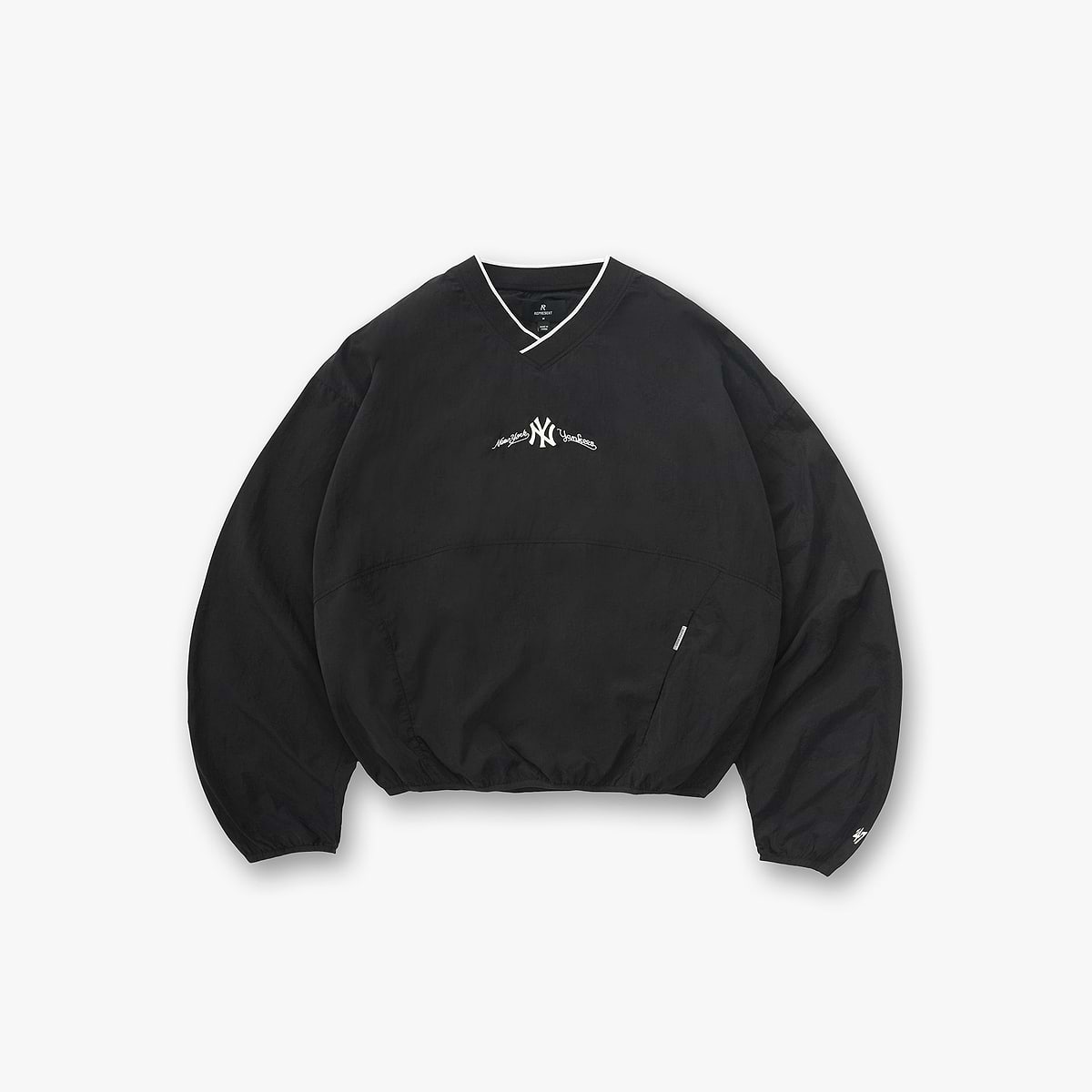 New York Yankees x Represent Nylon Pullover - Faded Black
