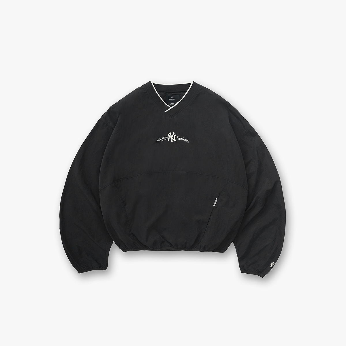 New York Yankees x Represent Nylon Pullover - Faded Black