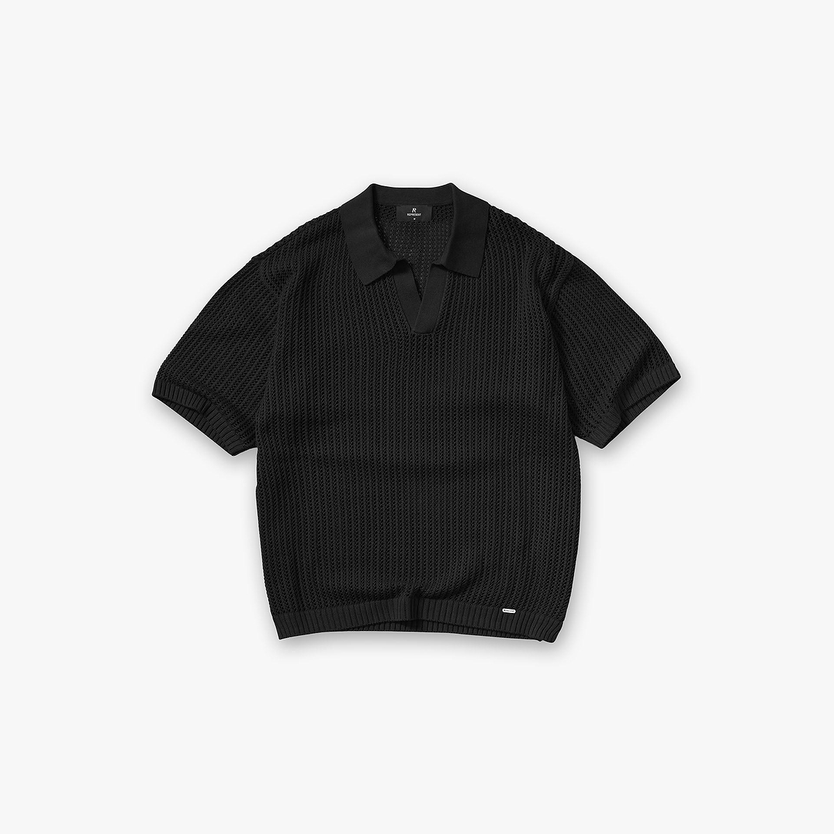 Beverly Knit Polo - Jet Black