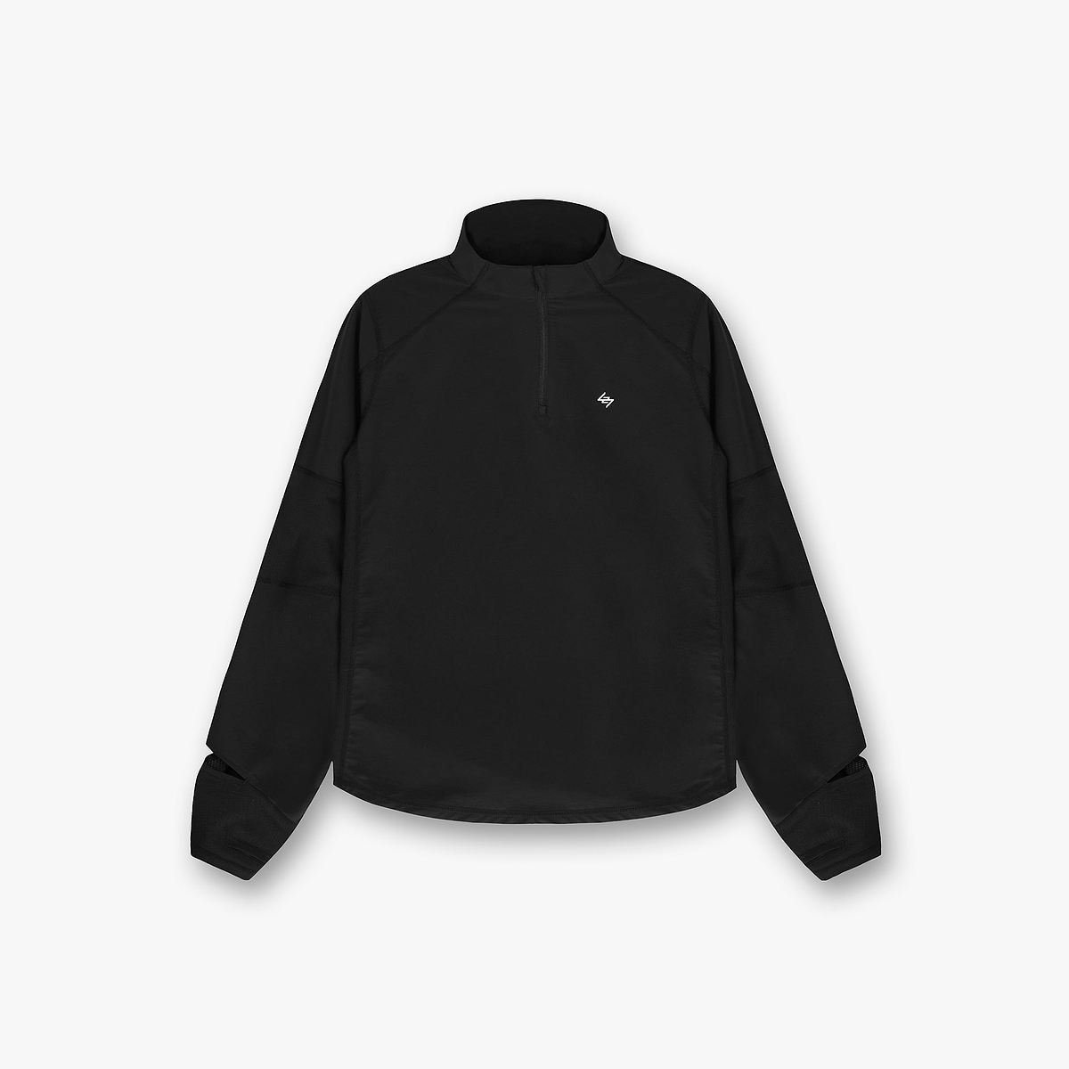 247 Run Quarter Zip - Jet Black