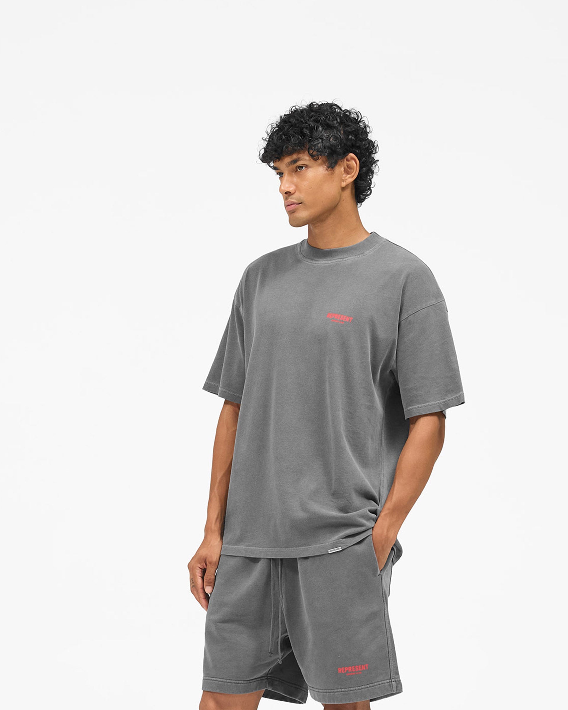 Represent Owners Club T-Shirt - Washed Black