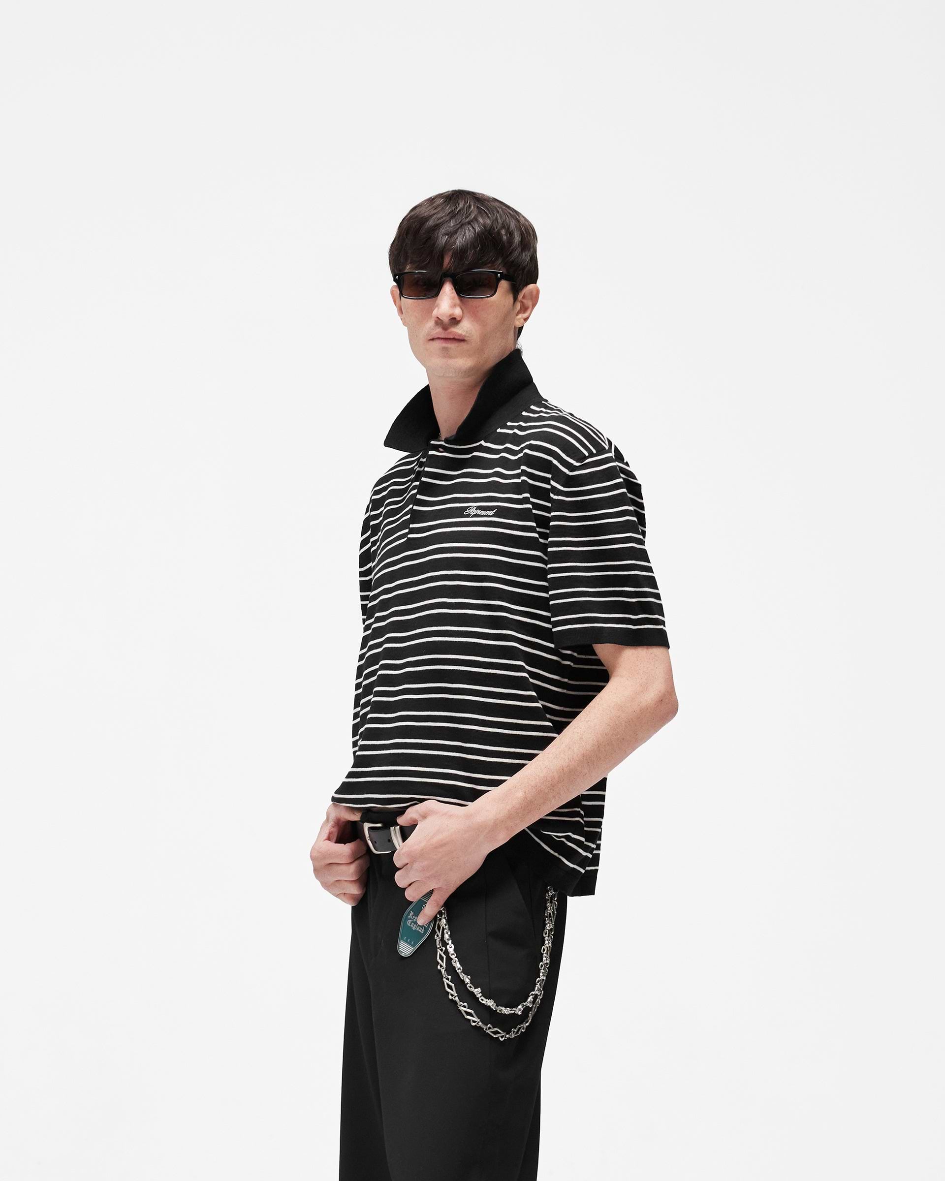 California_Striped_Knitted_Polo_-_Jet_Black_04.jpg