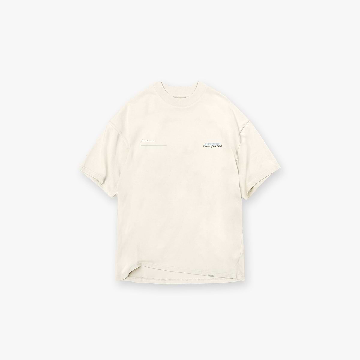 Patron Of The Club T-Shirt - Buttercream Powder Blue