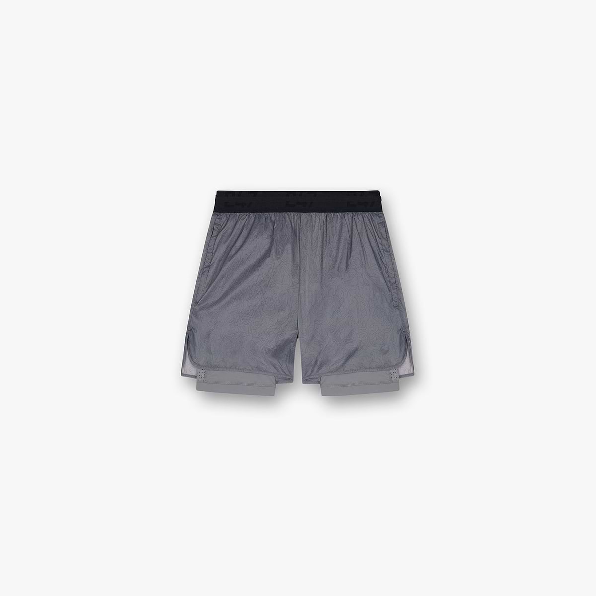 247 Contour 2-In-1 Run Shorts - Titanium