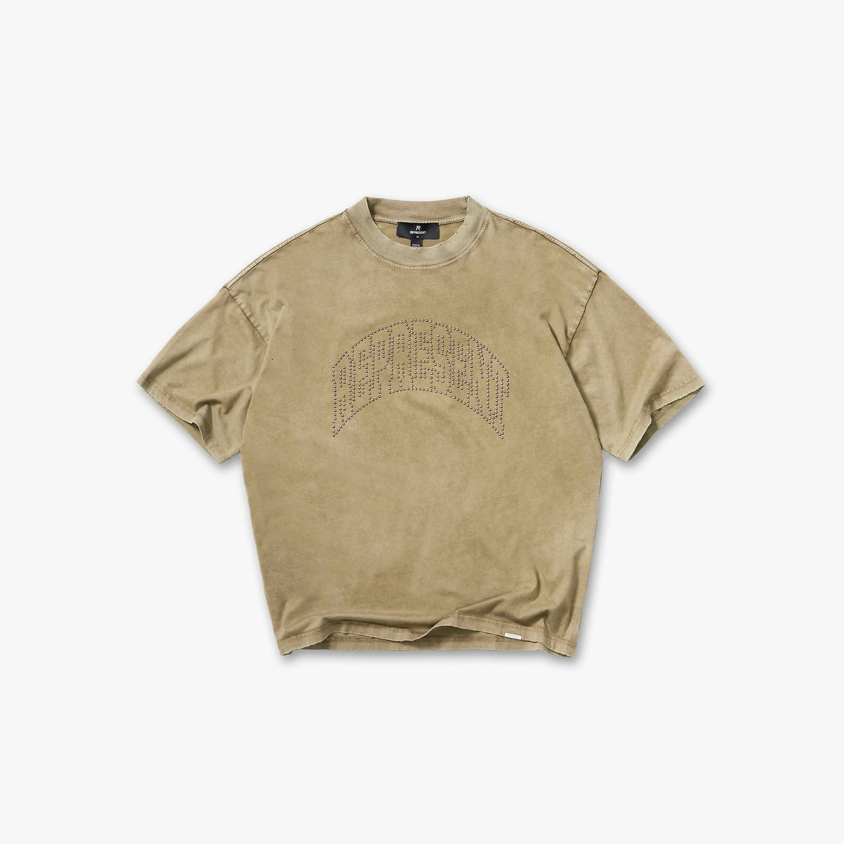 Embellished Represent T-Shirt - Vintage Khaki