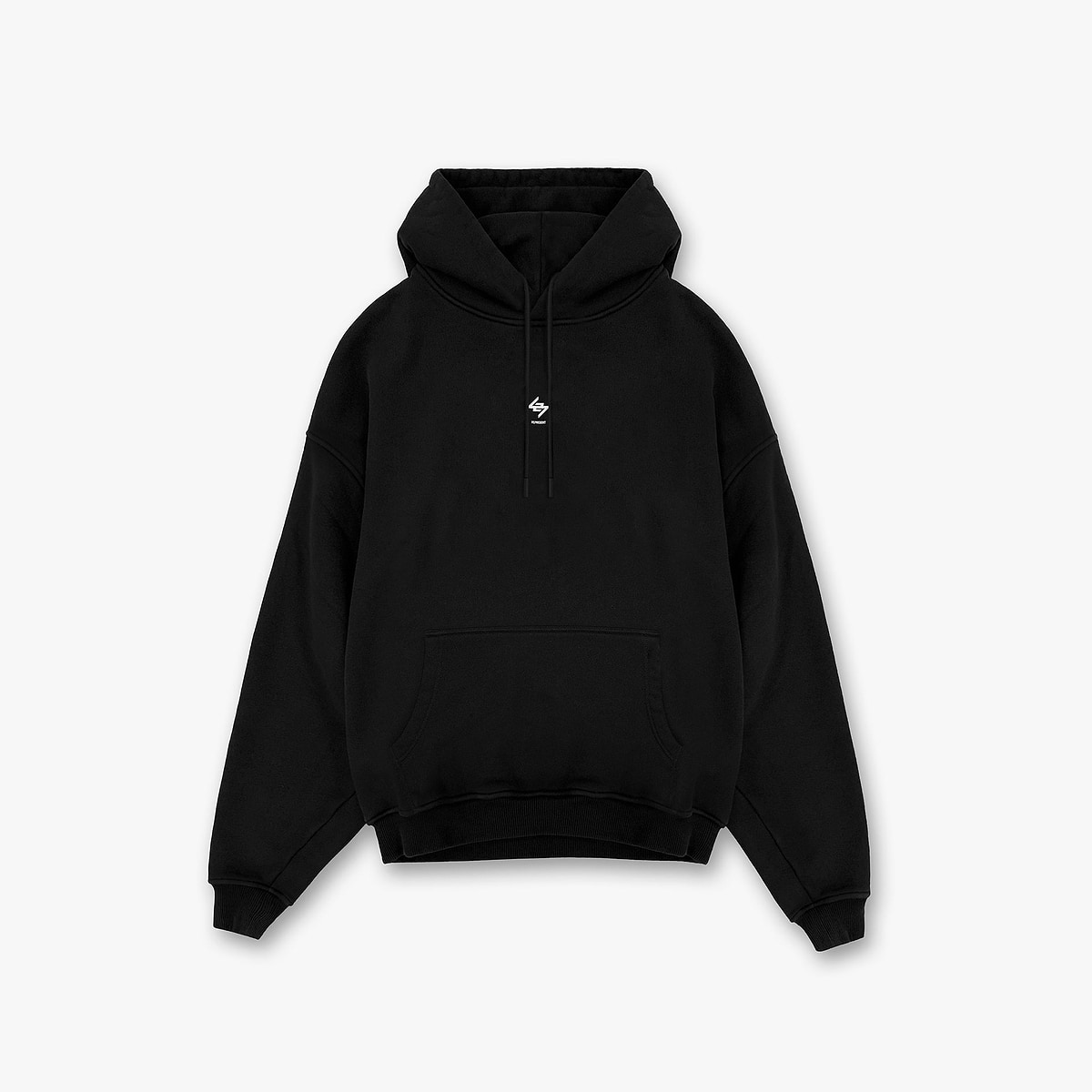 247 Oversized Hoodie - Jet Black