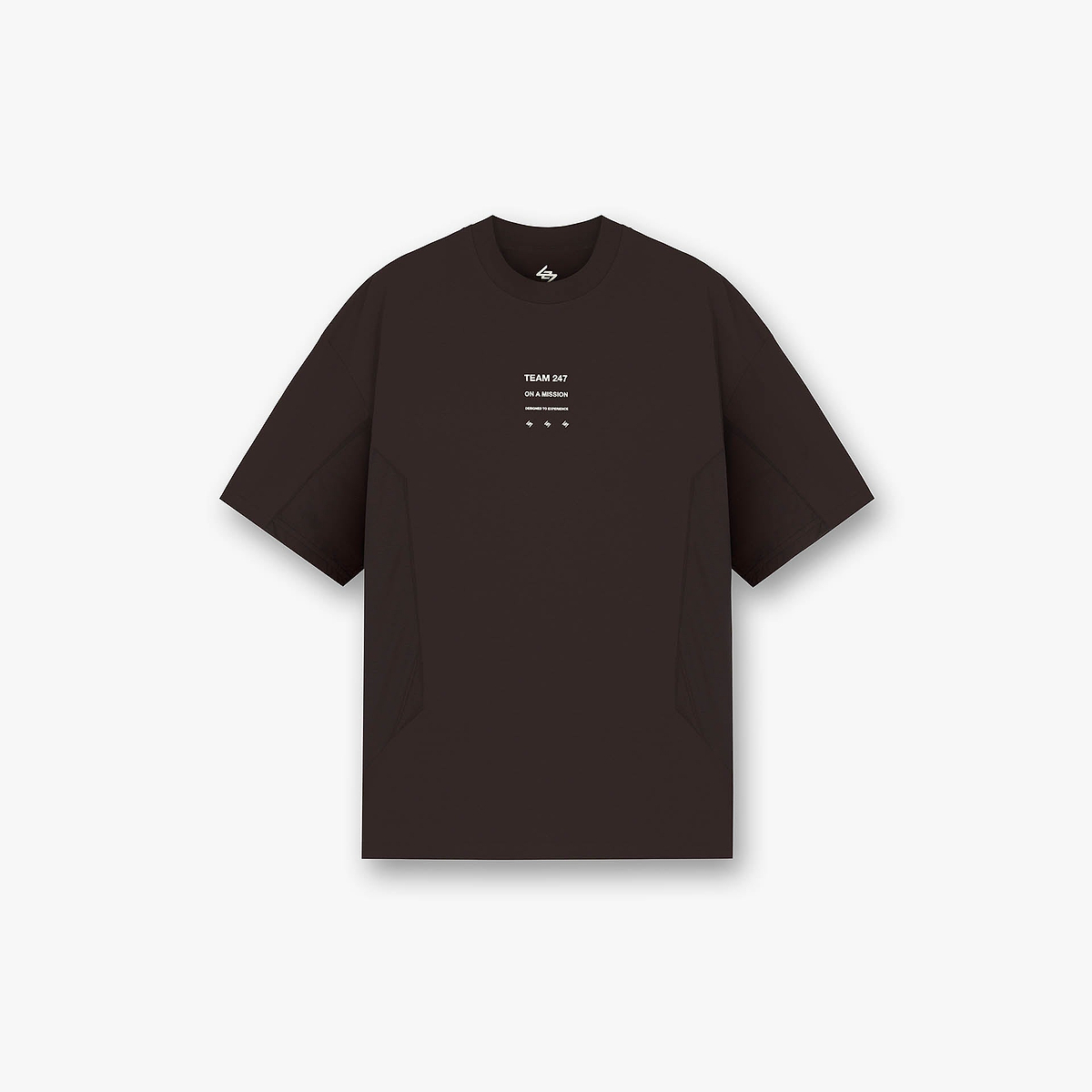 247 Uprising Oversized T-Shirt - Chocolate