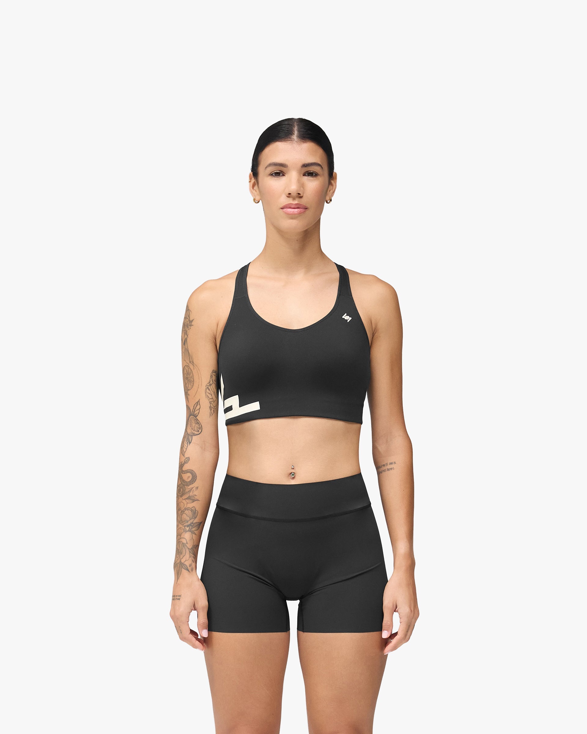 247 On A Mission High Support Sports Bra - Jet Black