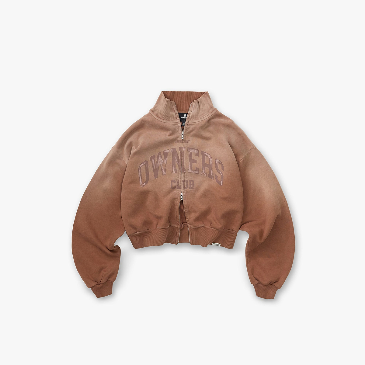 Represent Owners Club Zip Funnel Neck - Sienna