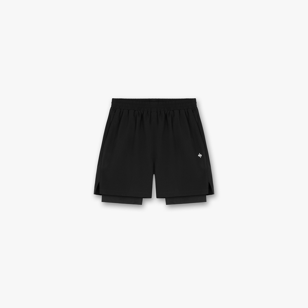 Team 247 2-In-1 Shorts - Black