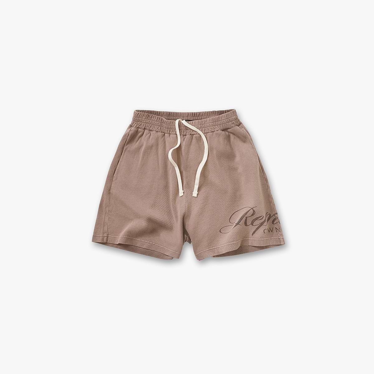Owners Club Script Mesh Shorts - Truffle