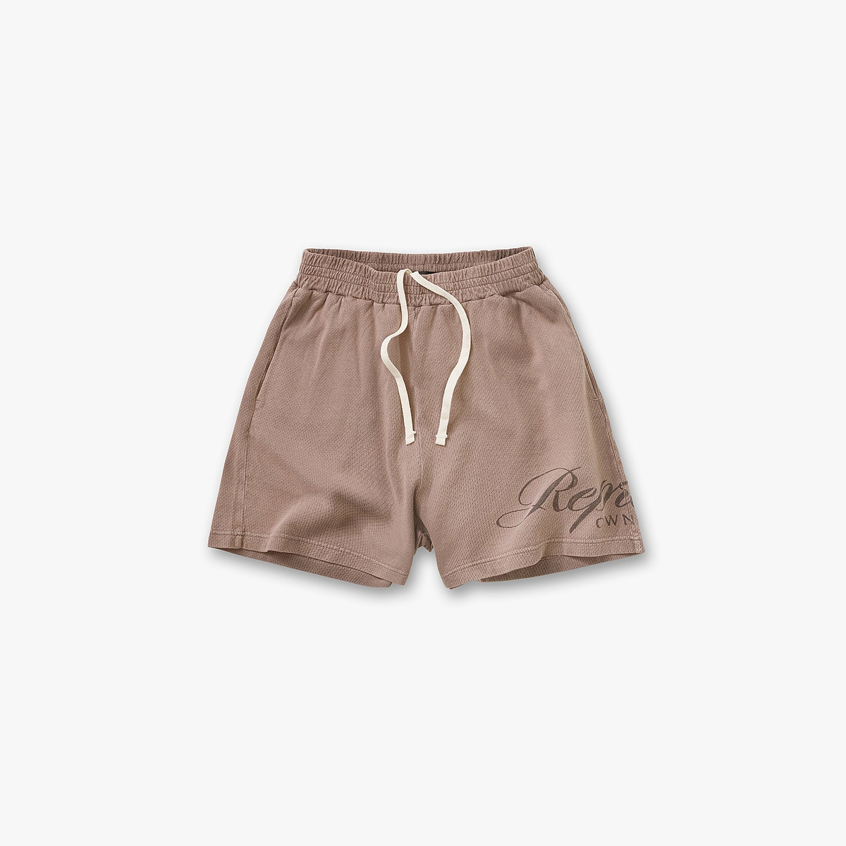 Owners Club Script Mesh Shorts - Truffle