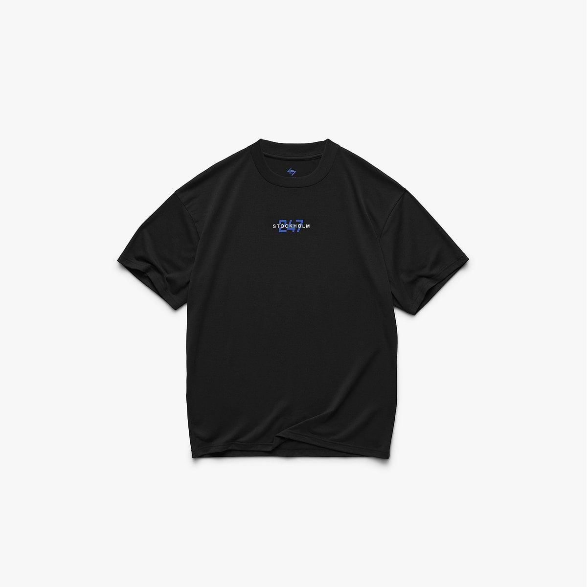 247 Stockholm Oversized T-Shirt - Jet Black