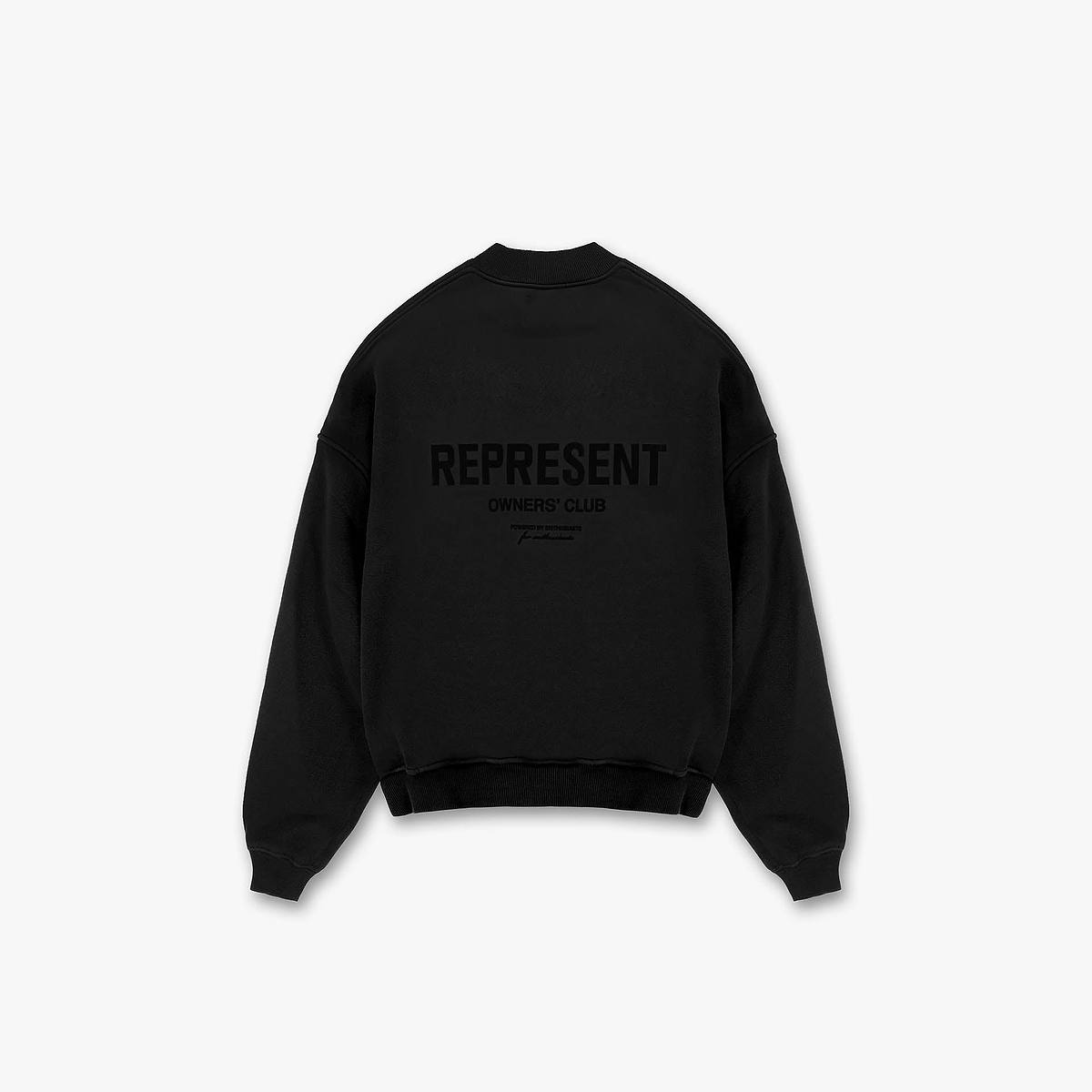 Represent Owners Club Flocked Sweater - Black