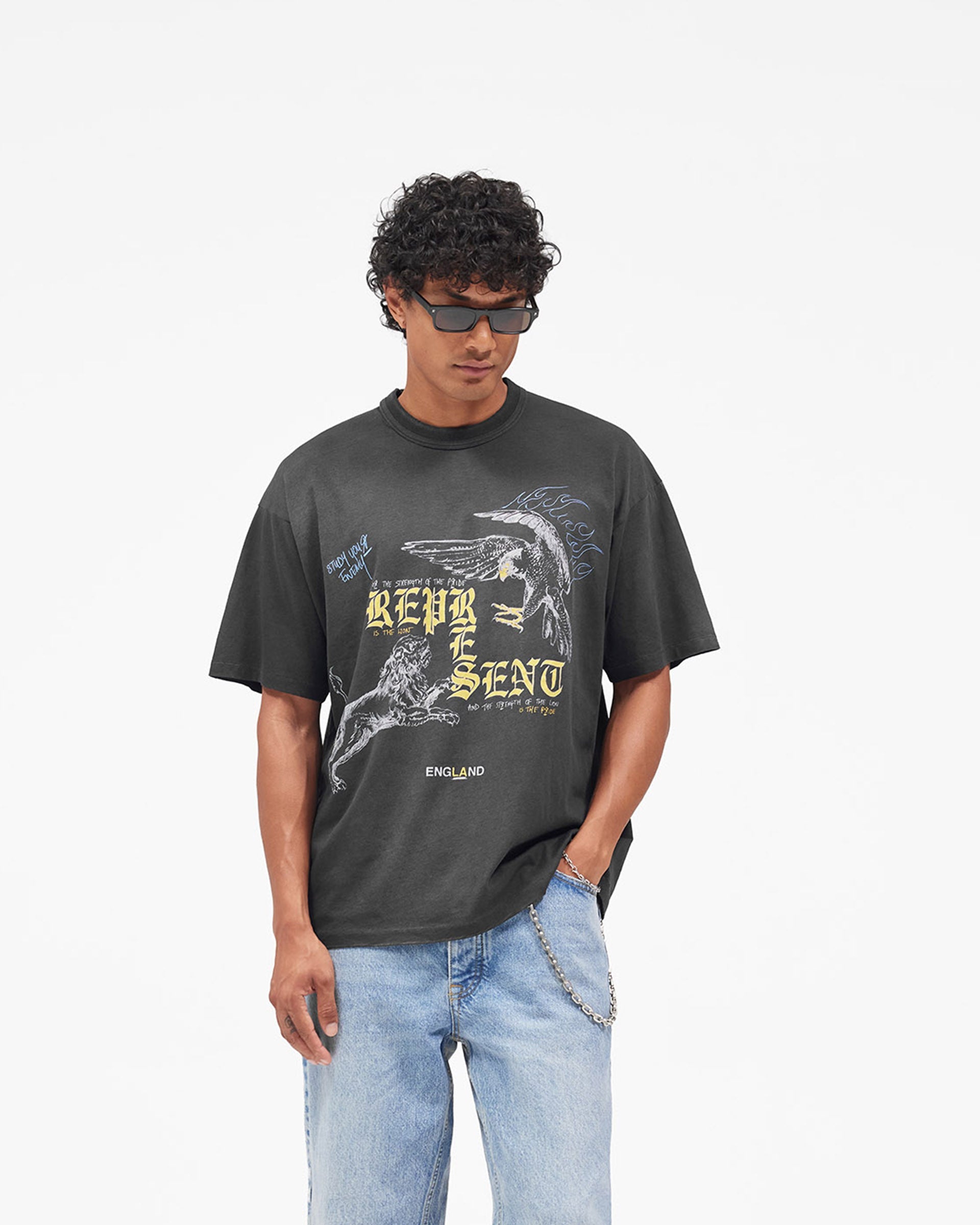 Enemy T-Shirt - Washed Black