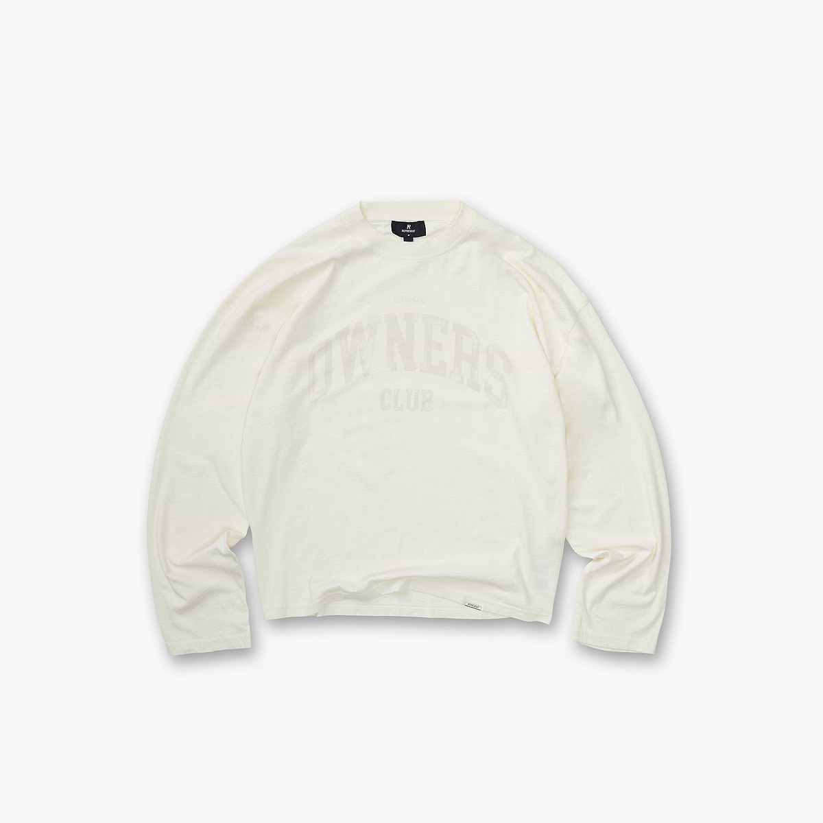 Represent Owners Club Long Sleeve T-Shirt - Chalk