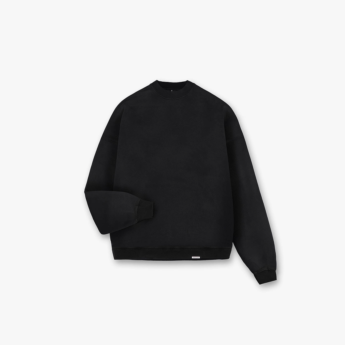 Initial Oversized Sweater - Black