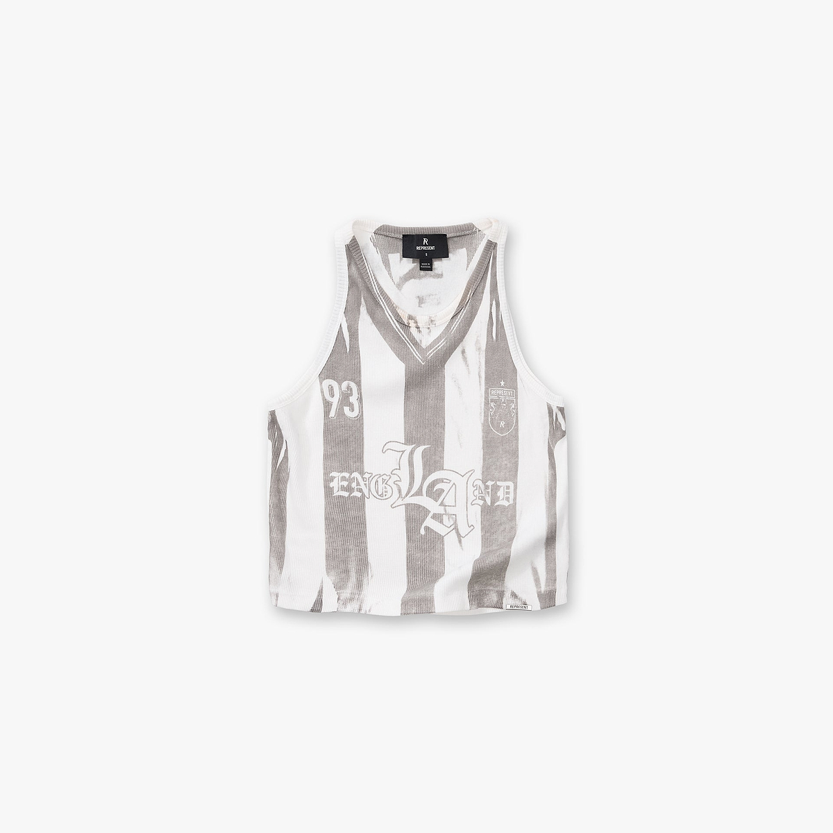 Printed Vest - Flat White