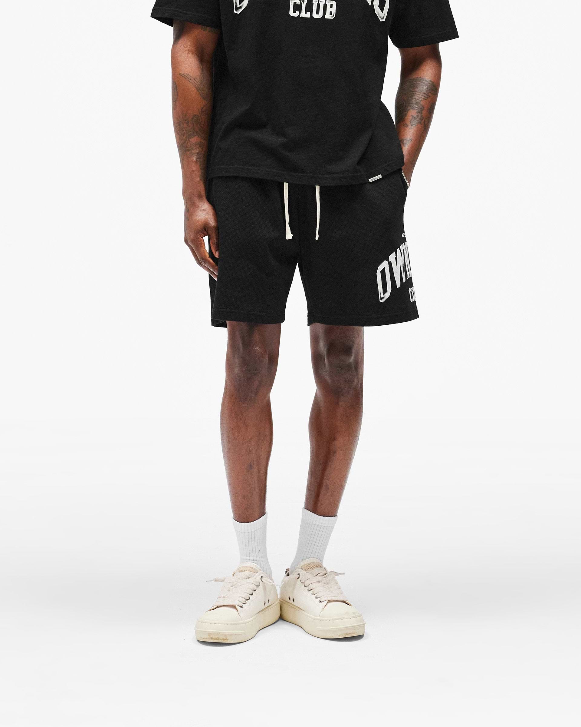 Represent Owners Club Mesh Short - Jet Black