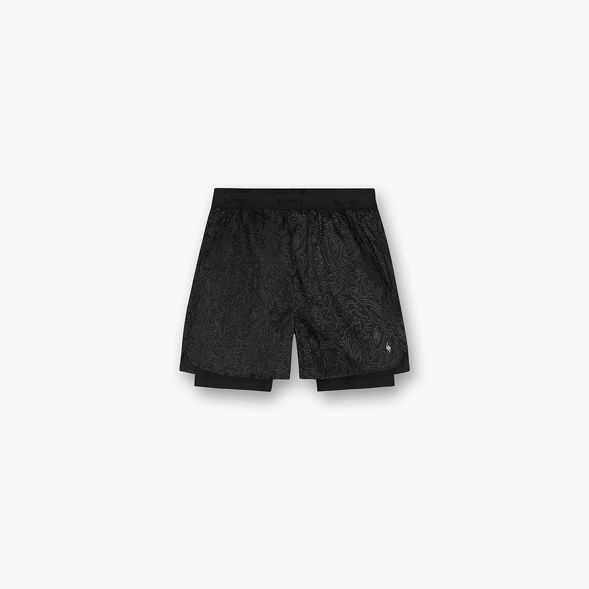 247 Contour 2-In-1 Run Shorts - Black