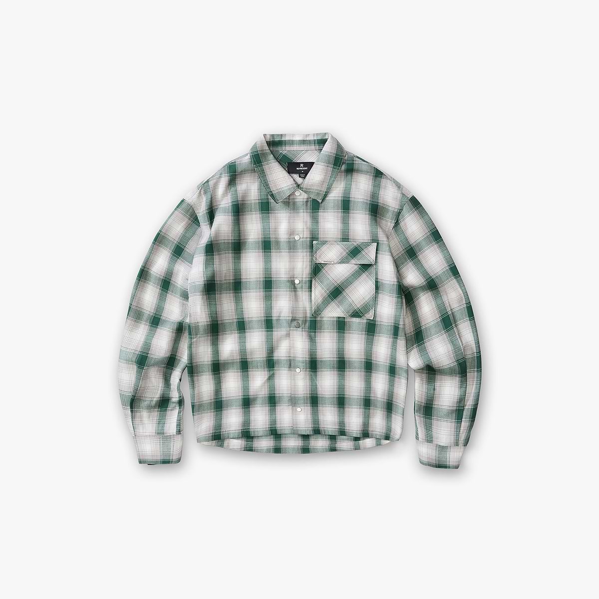 Waffle Flannel - Dark Green