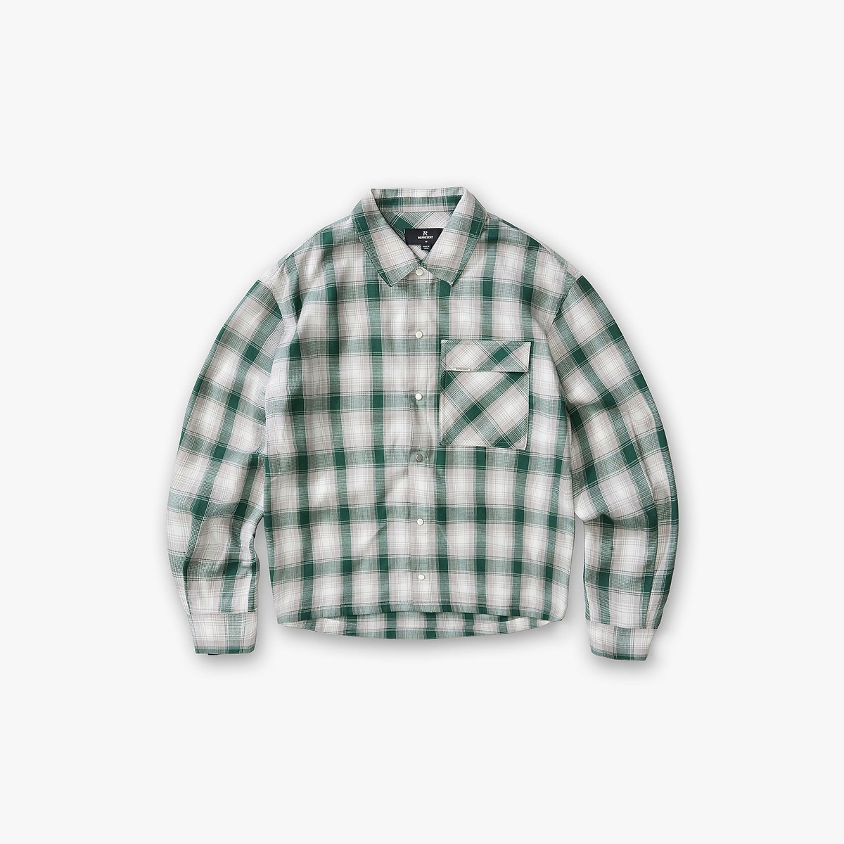 Waffle Flannel - Dark Green