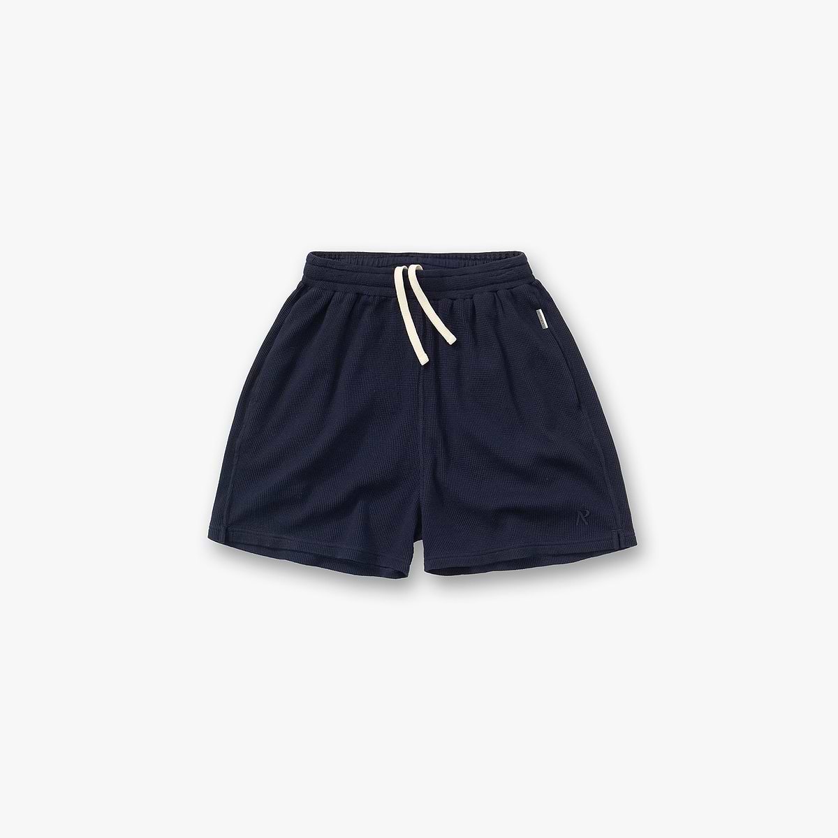 Initial Waffle Shorts - Midnight Navy