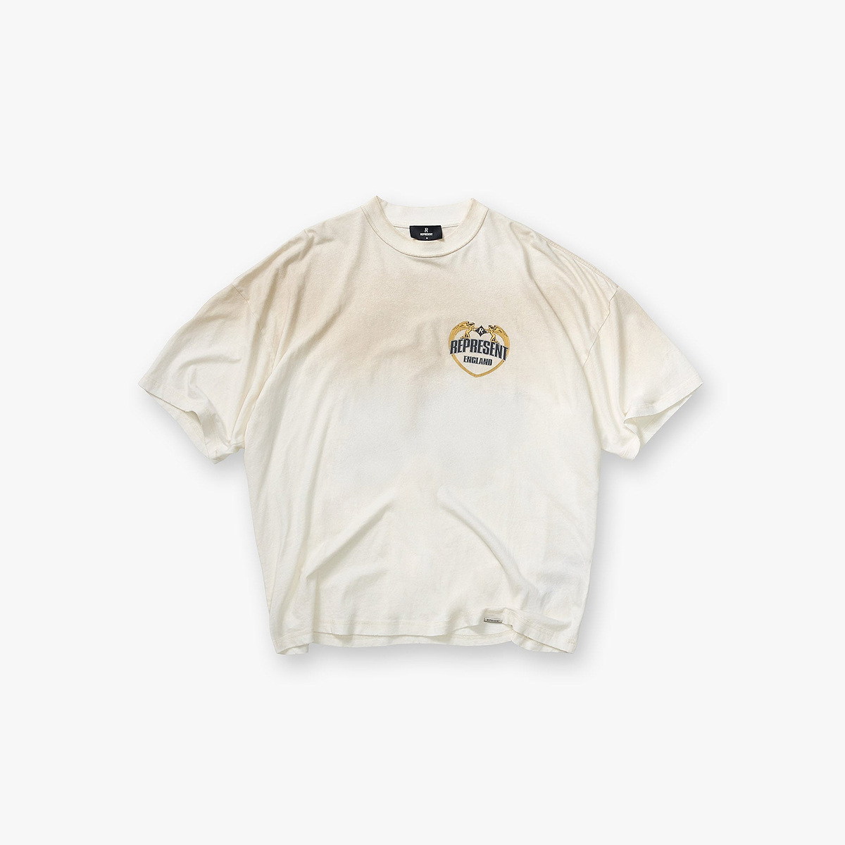 Angel Border T-Shirt - Washed Ecru
