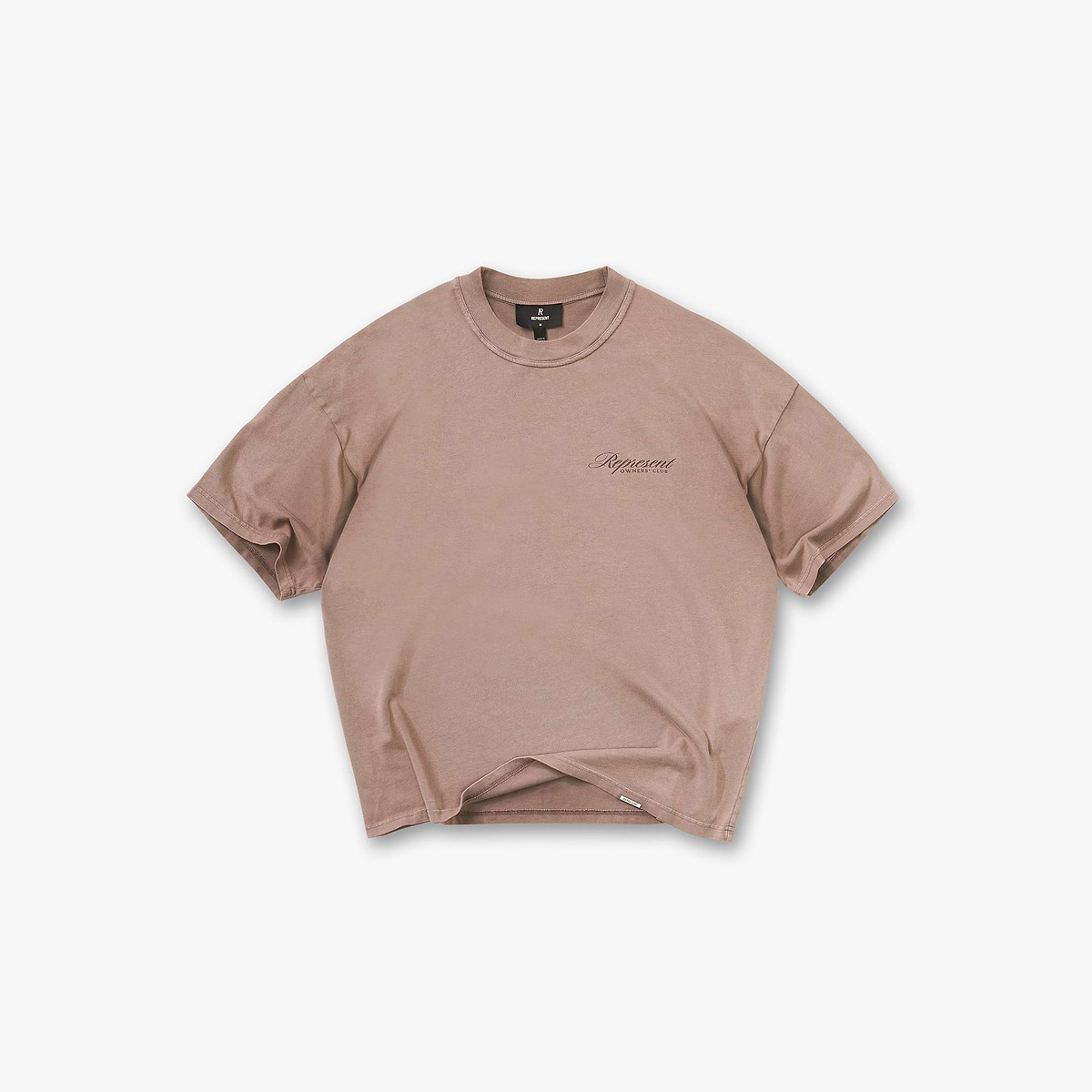 Represent Owners Club Script T-Shirt - Truffle