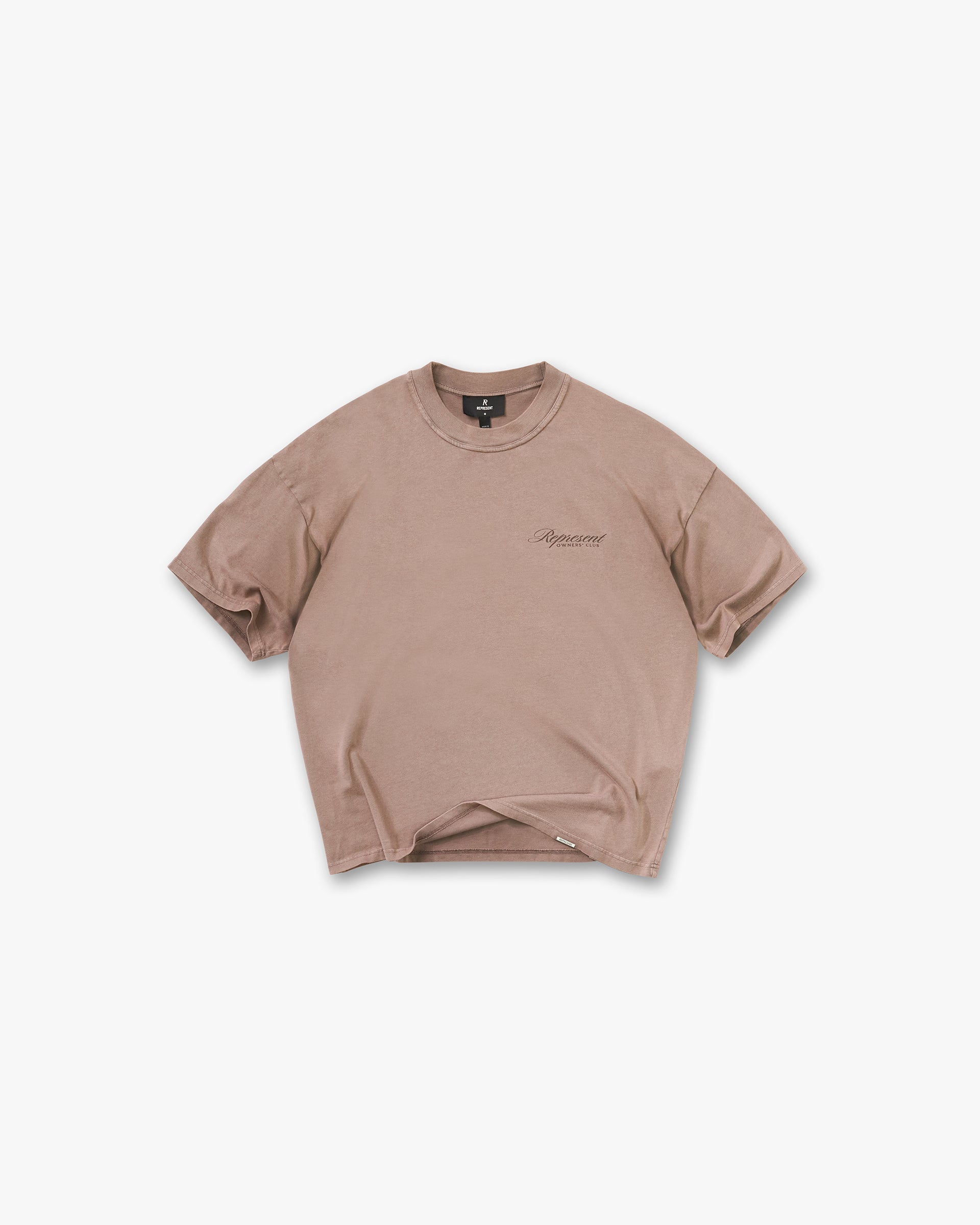 Represent Owners Club Script T-Shirt - Truffle