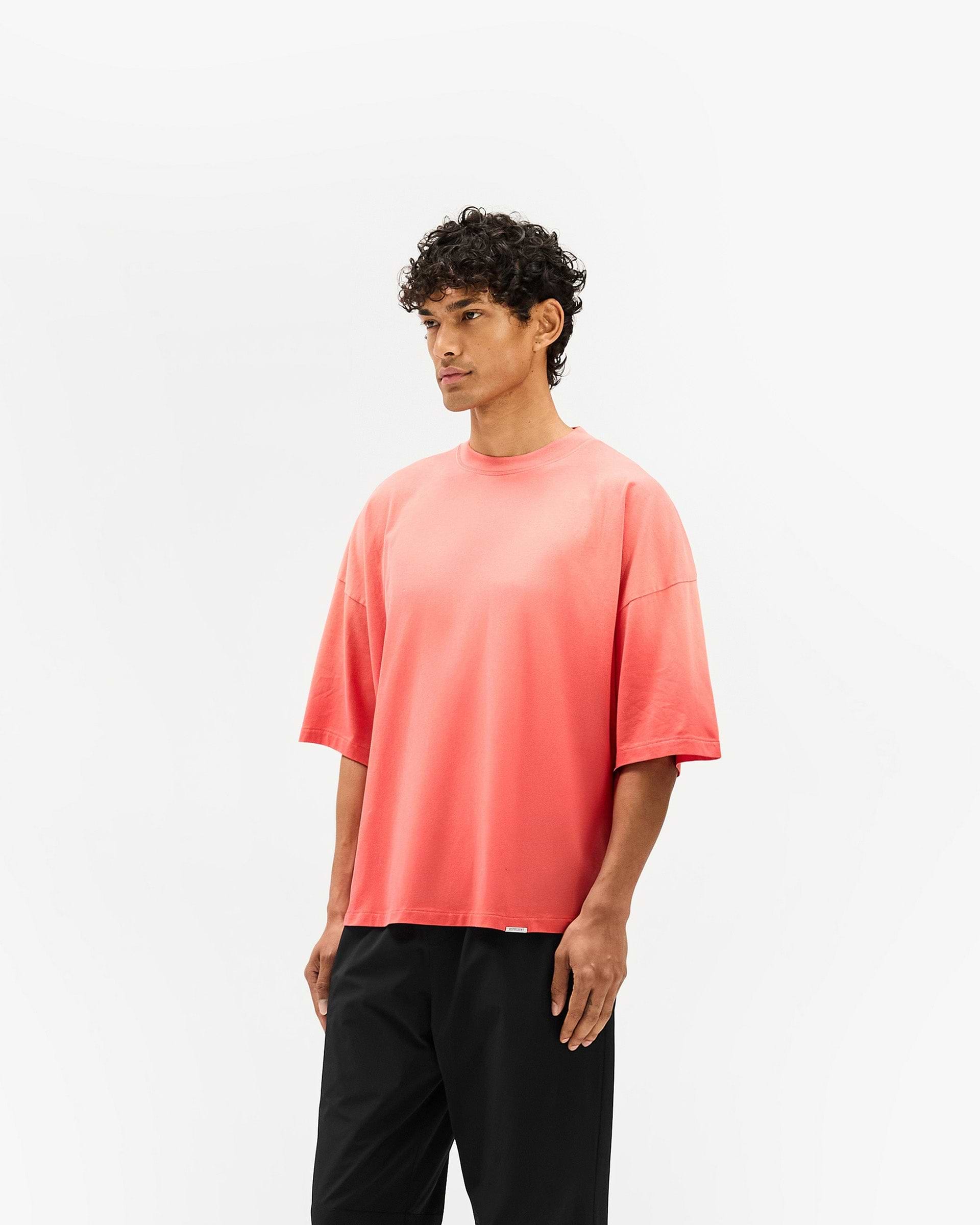 Initial Boxy T-Shirt - Vintage Red