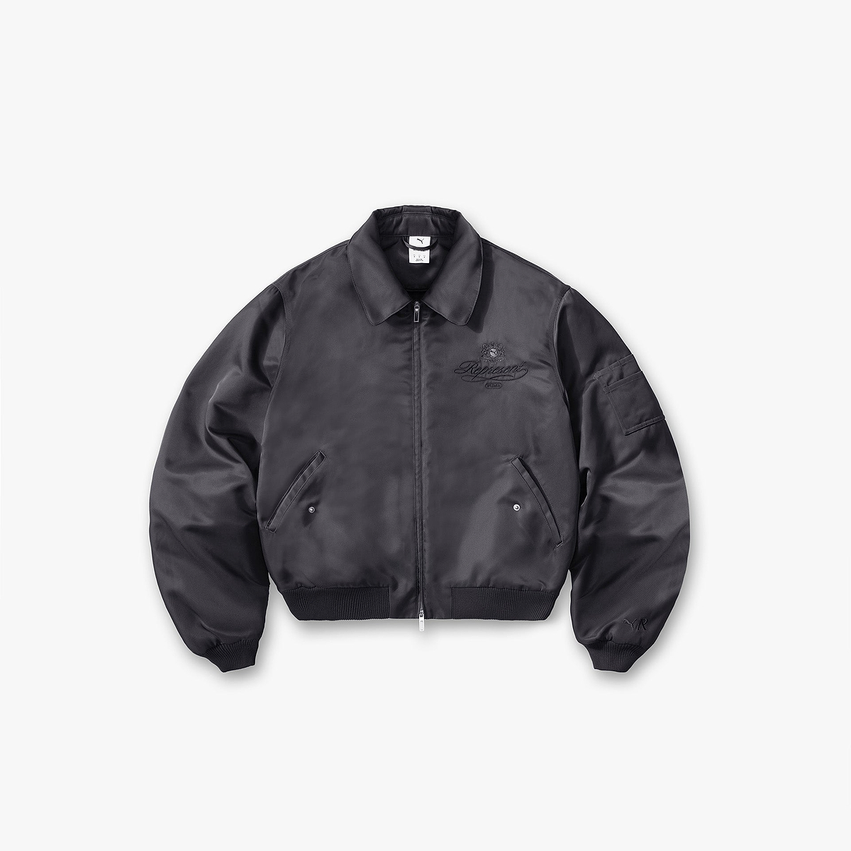 Represent X Puma Bomber - Dark Grey