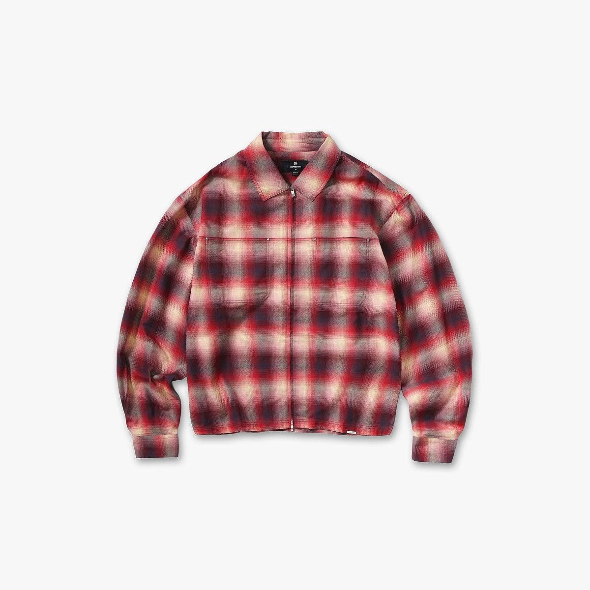 Sunset Flannel - Racing Red