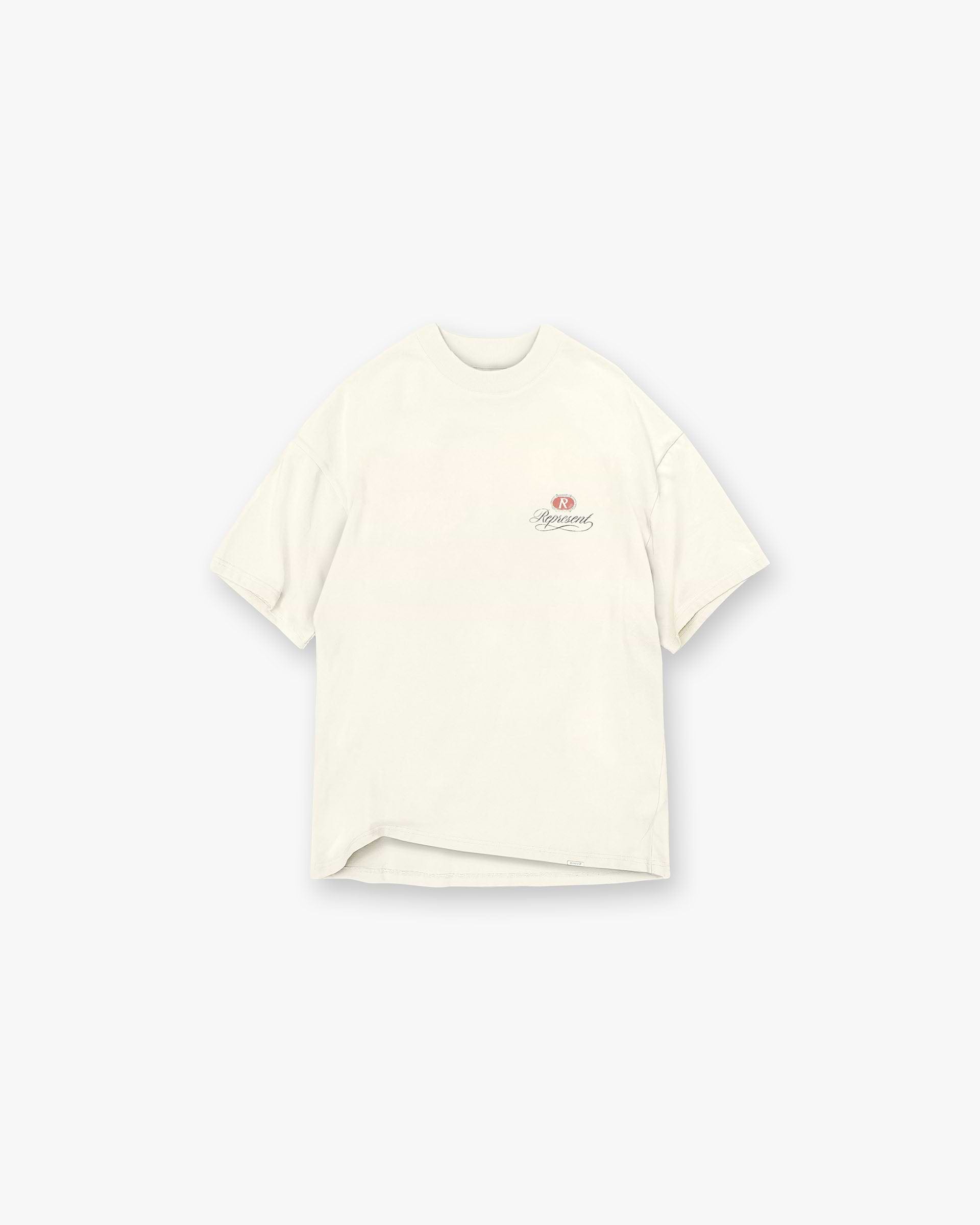 Grand Vintage Hand Drawn T-Shirt - Aged White