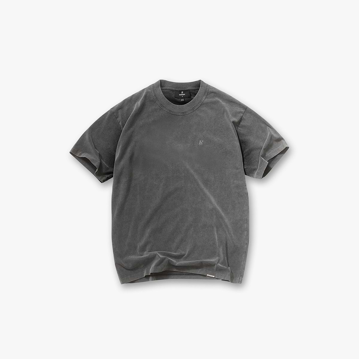 Metal Initial R T-Shirt - Vintage Grey