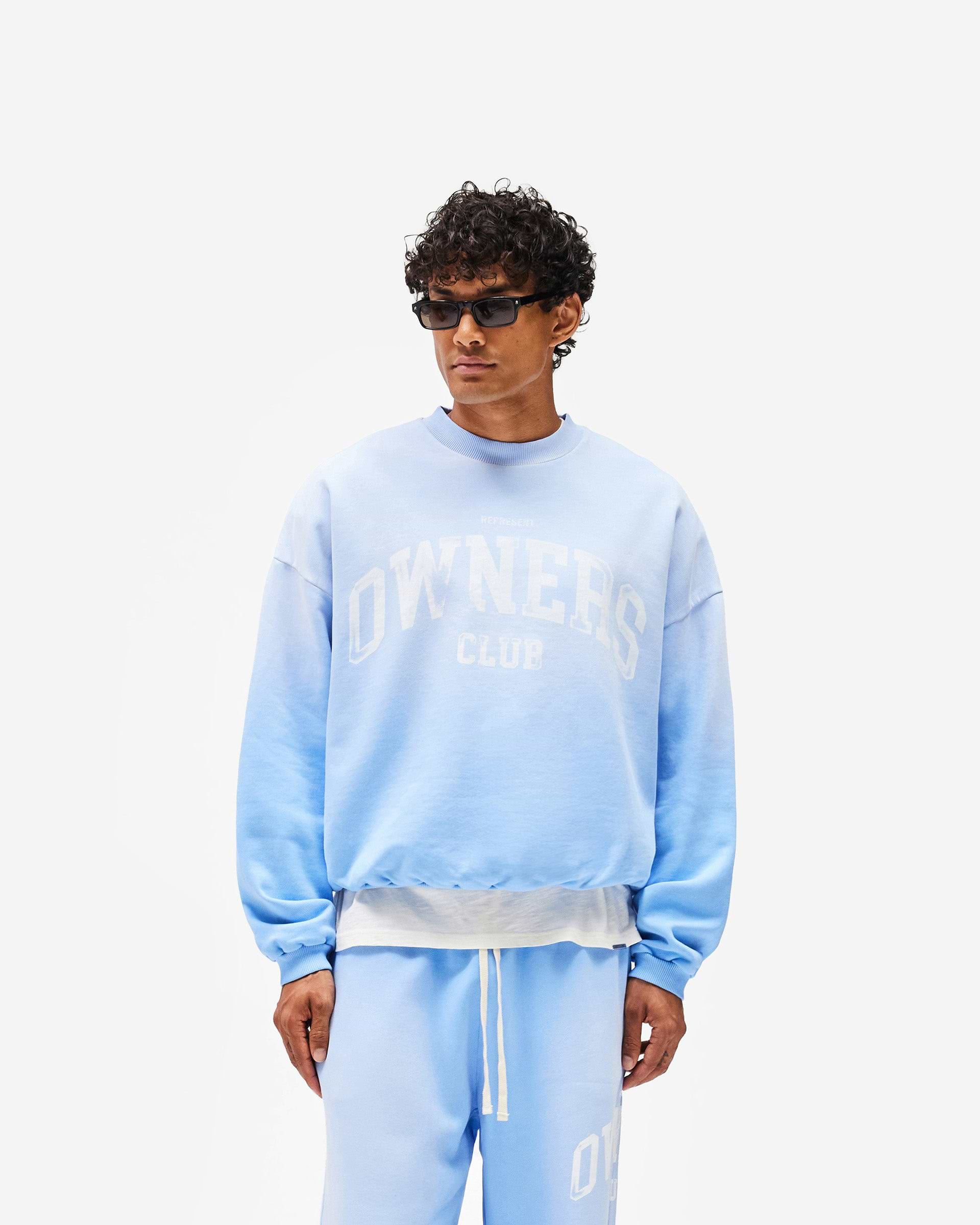 Represent Owners Club Sweater - Sky Blue