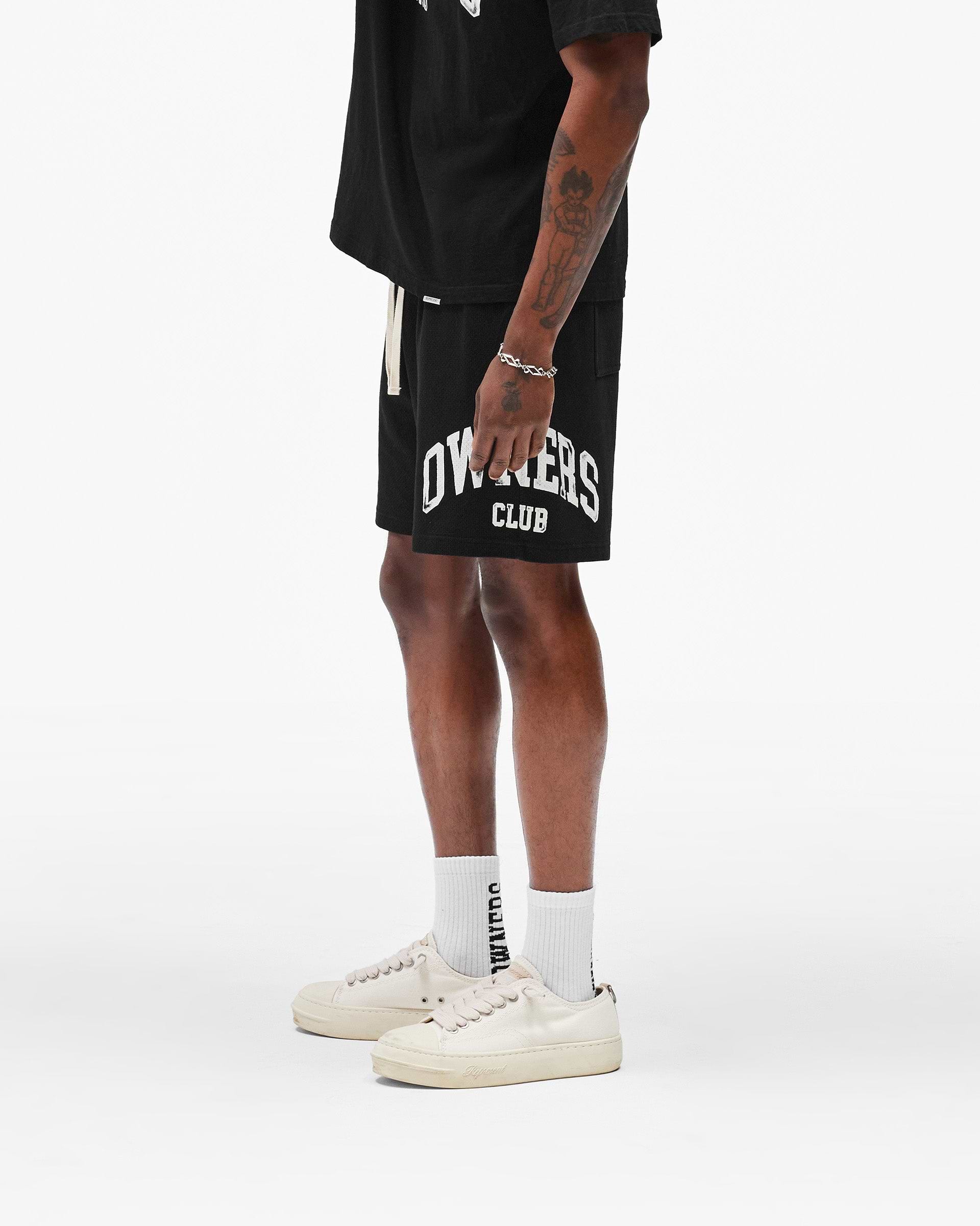 Represent Owners Club Mesh Short - Jet Black