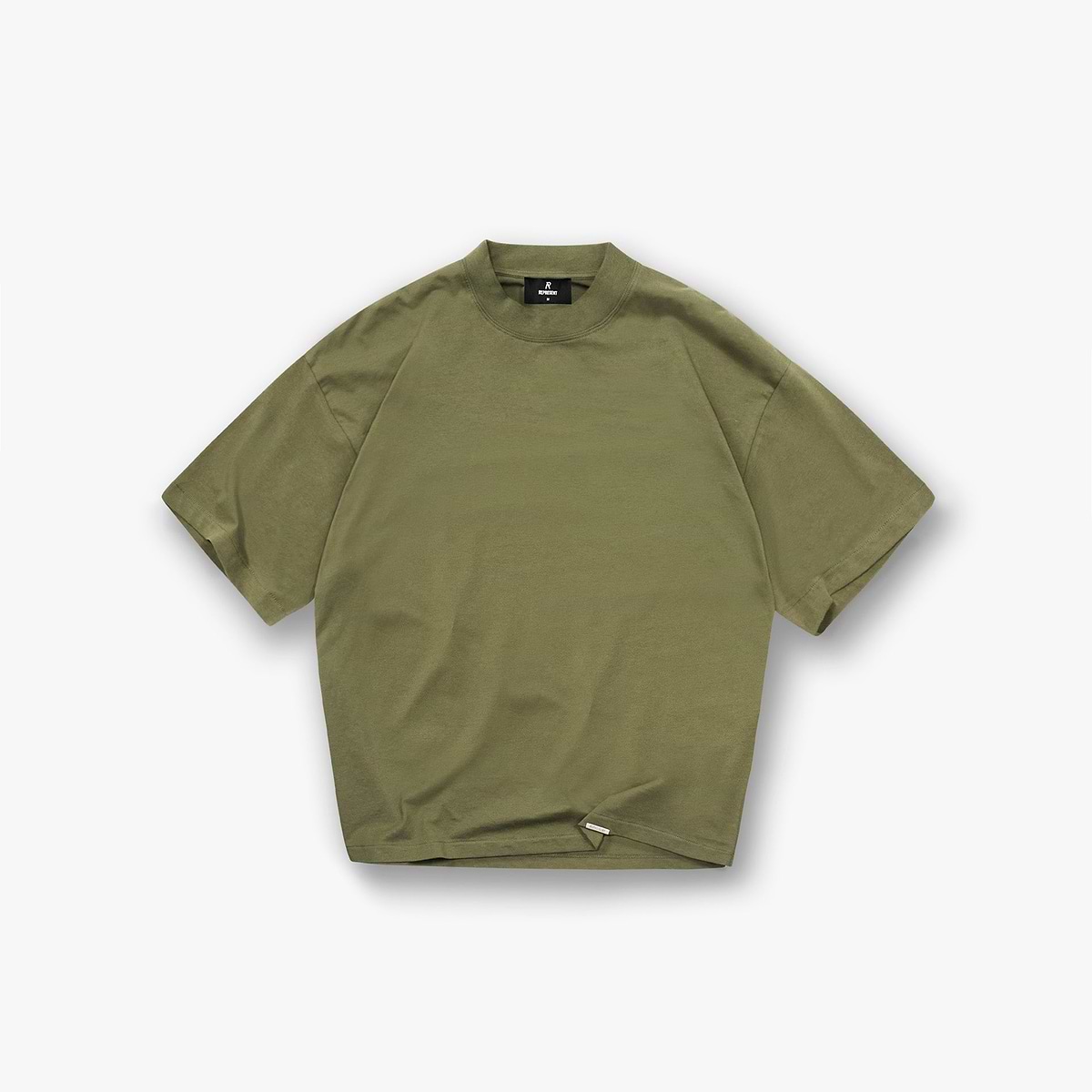Initial Oversized T-Shirt - Army Green