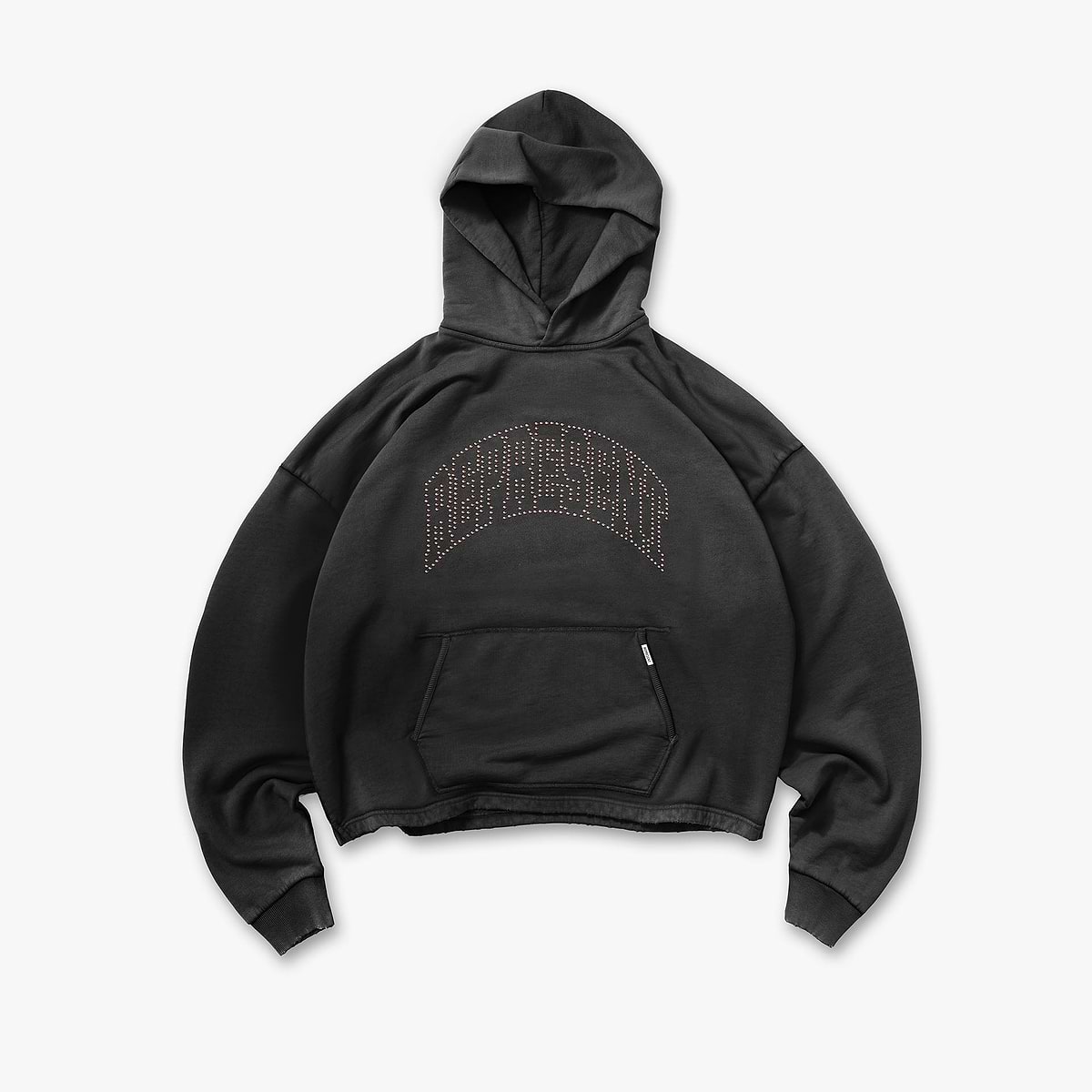 Represent Embellished Hoodie - Stained Black