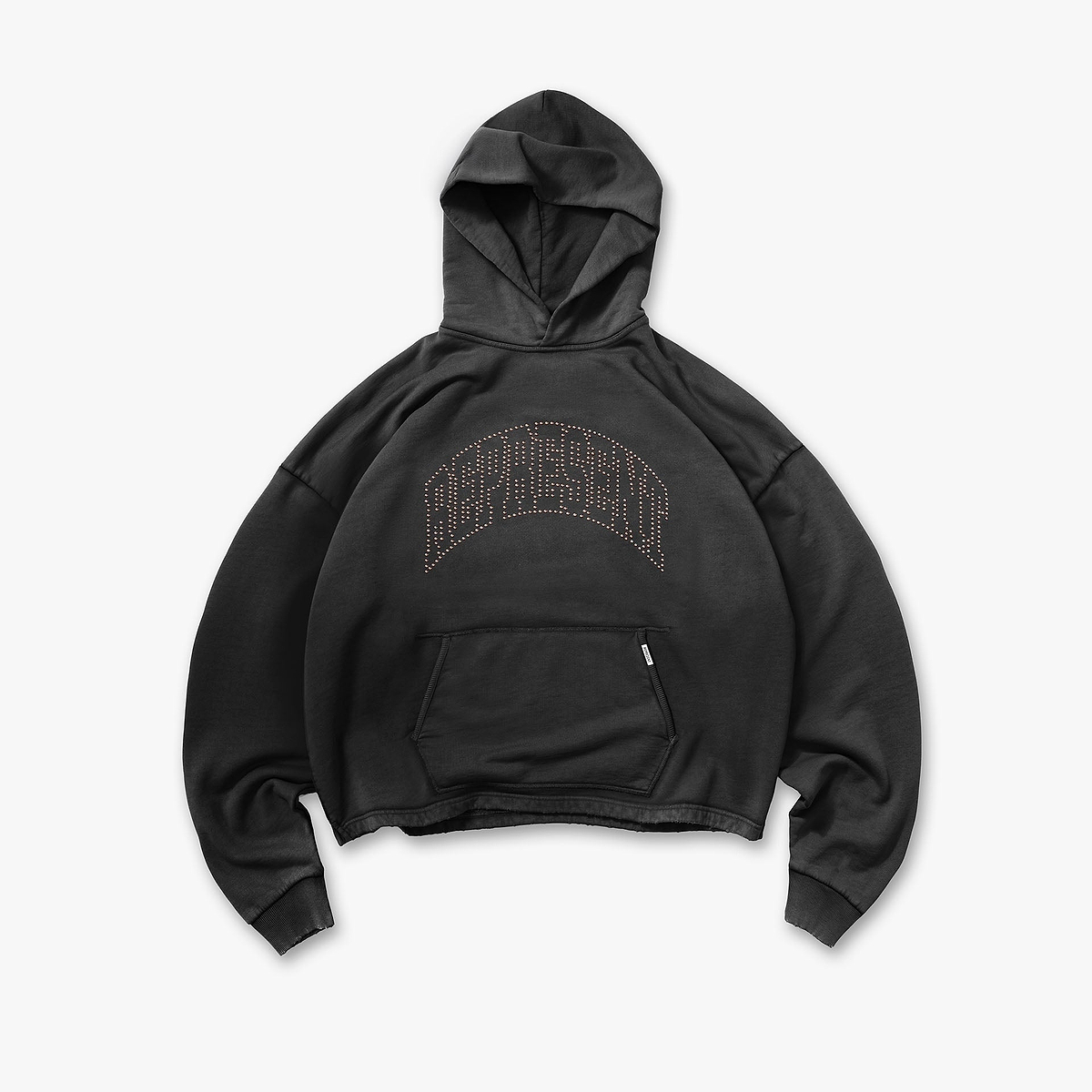 Represent Embellished Hoodie - Stained Black