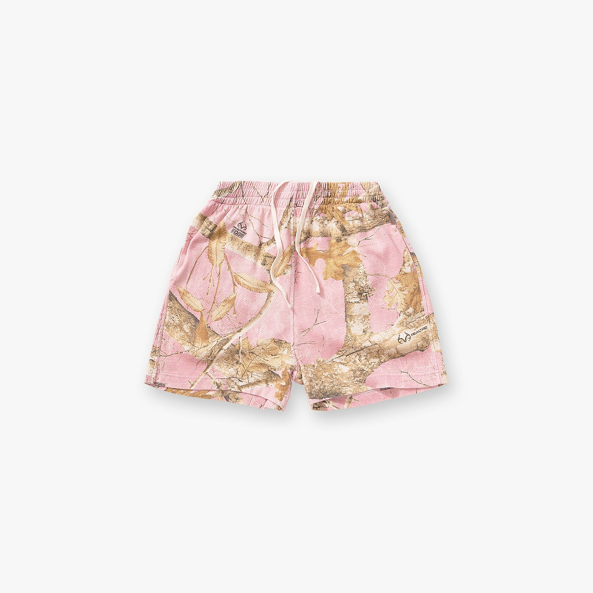 Realtree® Mesh Shorts- Washed Pink Camo
