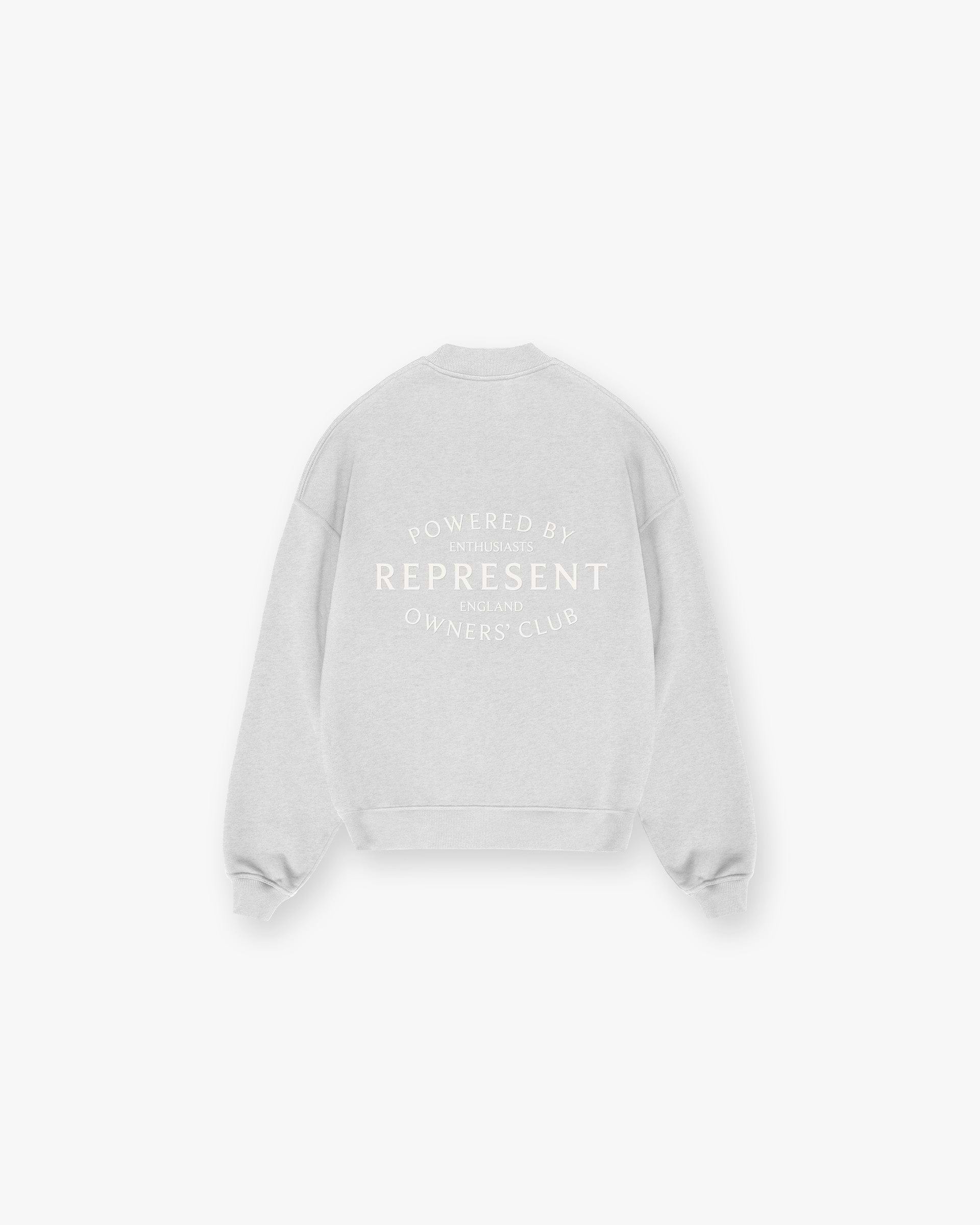 Represent Owners Club Stamp Sweater - Ash Grey
